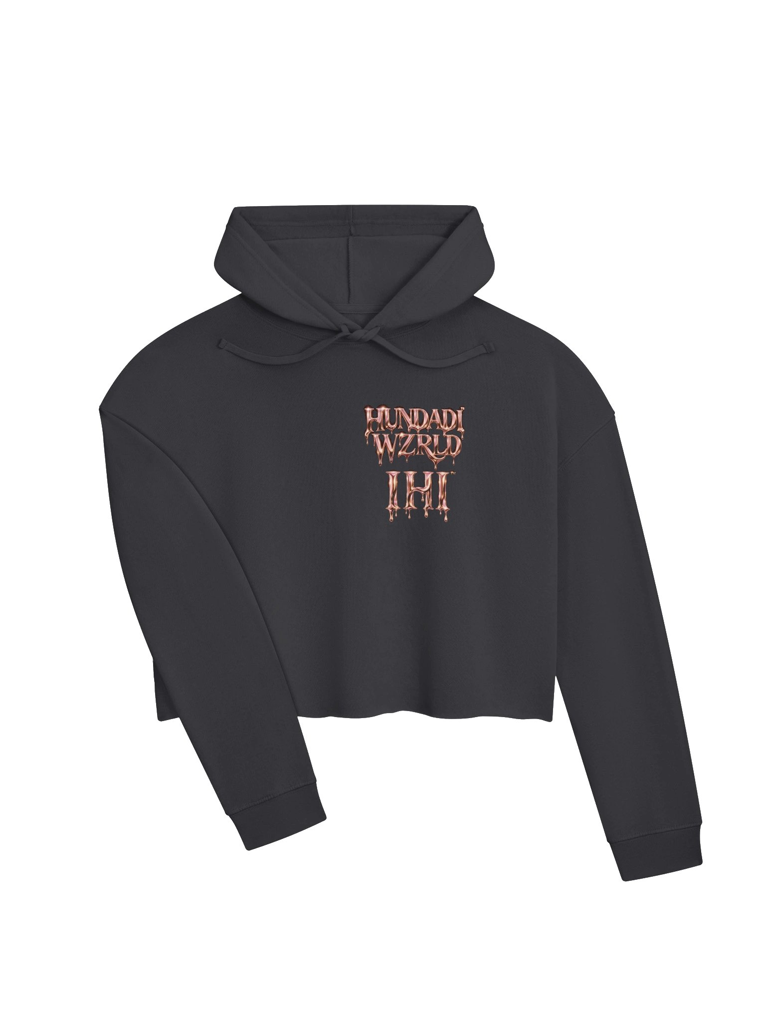 HUNDADI - ROSE GOLD CROP HOODIE product image (3)