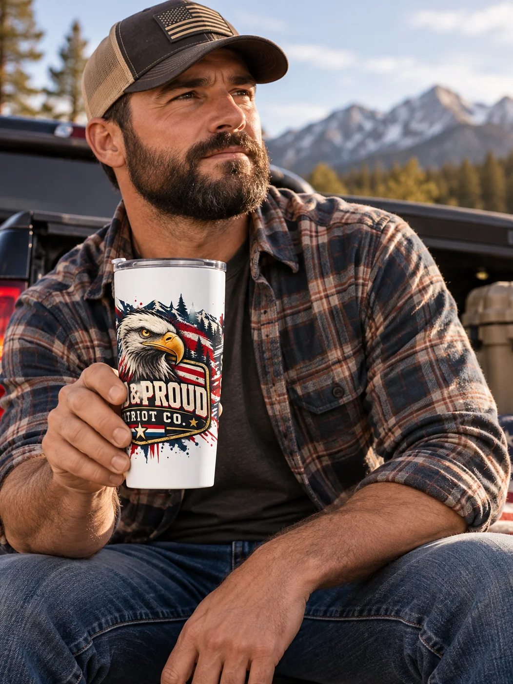 Loud & Proud Patriot 20oz Stainless Steel Tumbler product image (4)