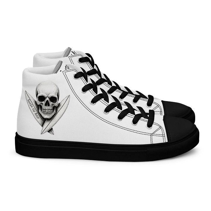 Surf's Up Bro Men's High Top Canvas Shoes product image (2)