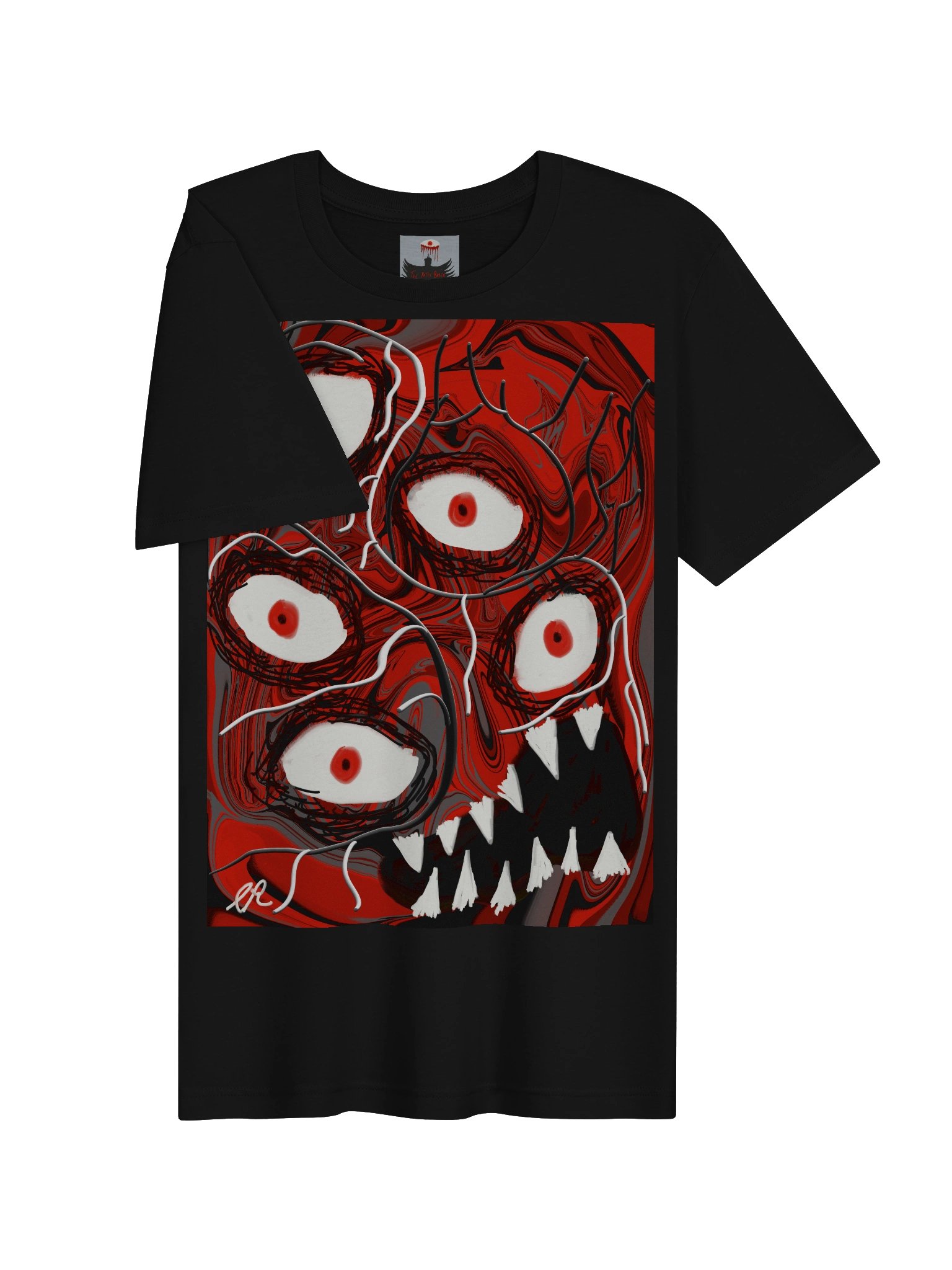 Red-Eyed Horror Monster T-Shirt product image (3)