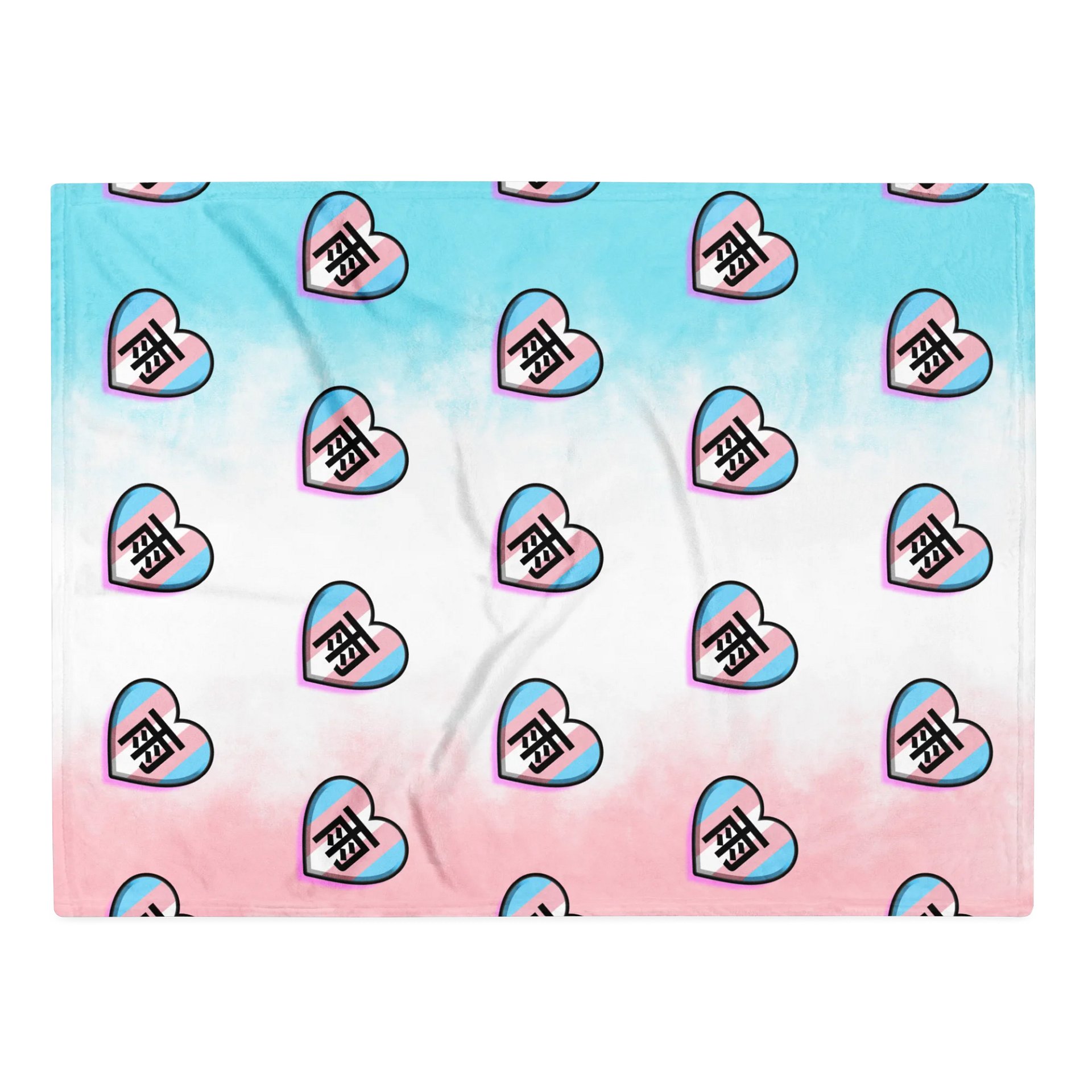 Rain Kanji Blanket product image (1)