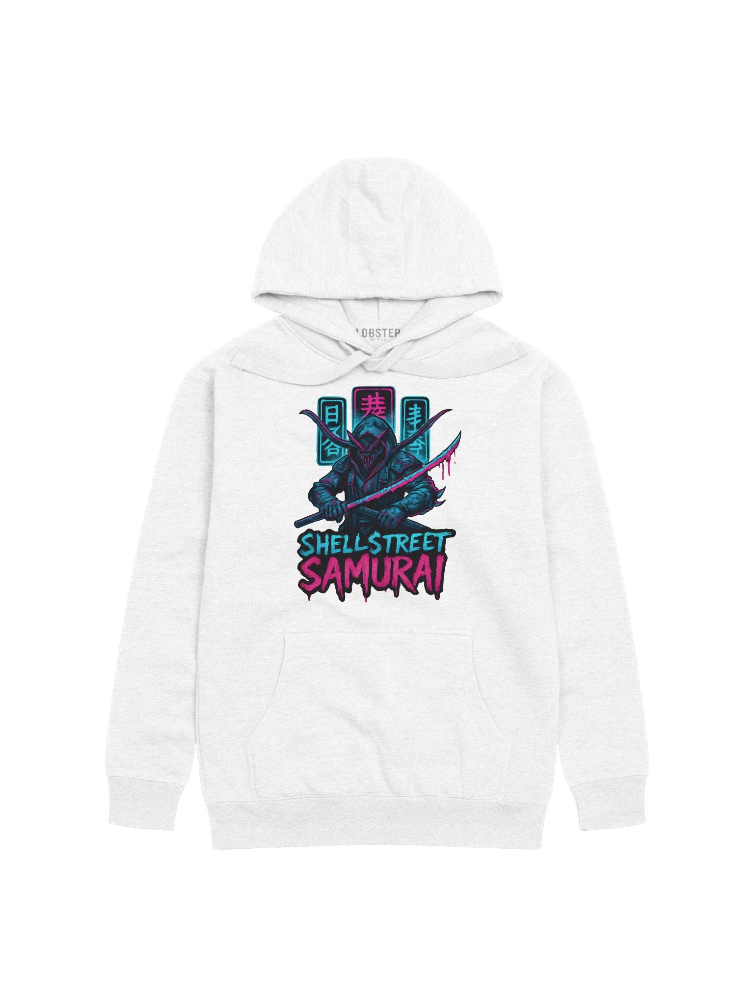 Shell Street Samurai Hoodie – Cyberpunk Lobster Graphic Unisex Hoodie product image (2)