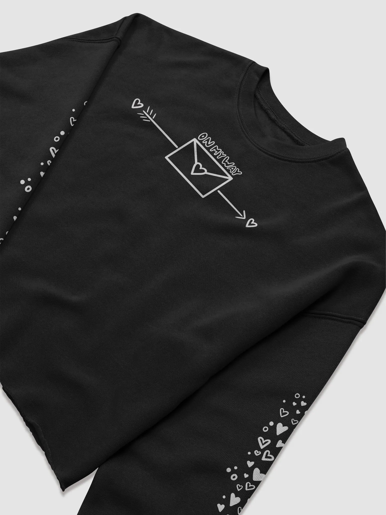 Letters On My Way Cropped Crewneck product image (5)