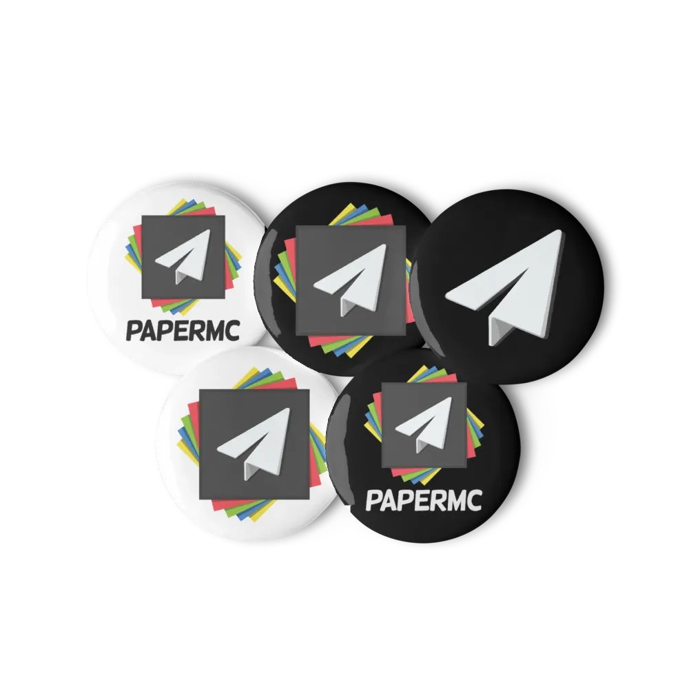 PaperMC Pin Set product image (2)