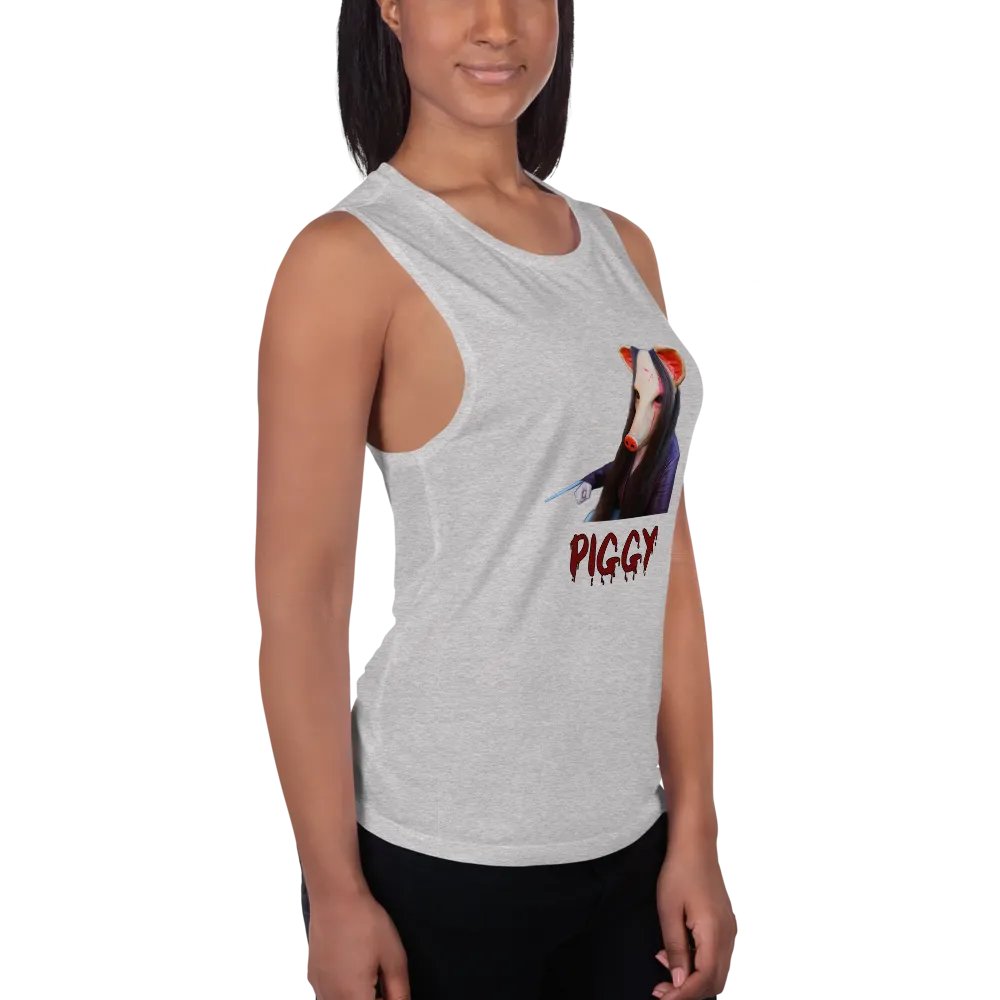 Piggy Women's Muscle Tank product image (4)