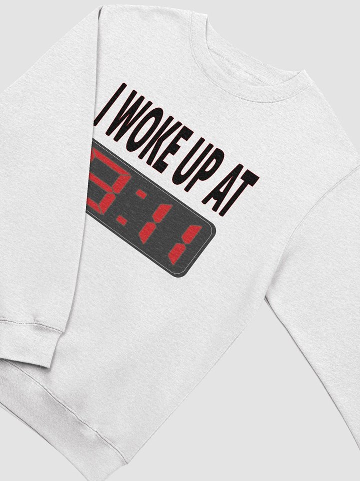 I Woke Up At 9:11 - Lane Seven Premium Crewneck Sweatshirt product image (1)