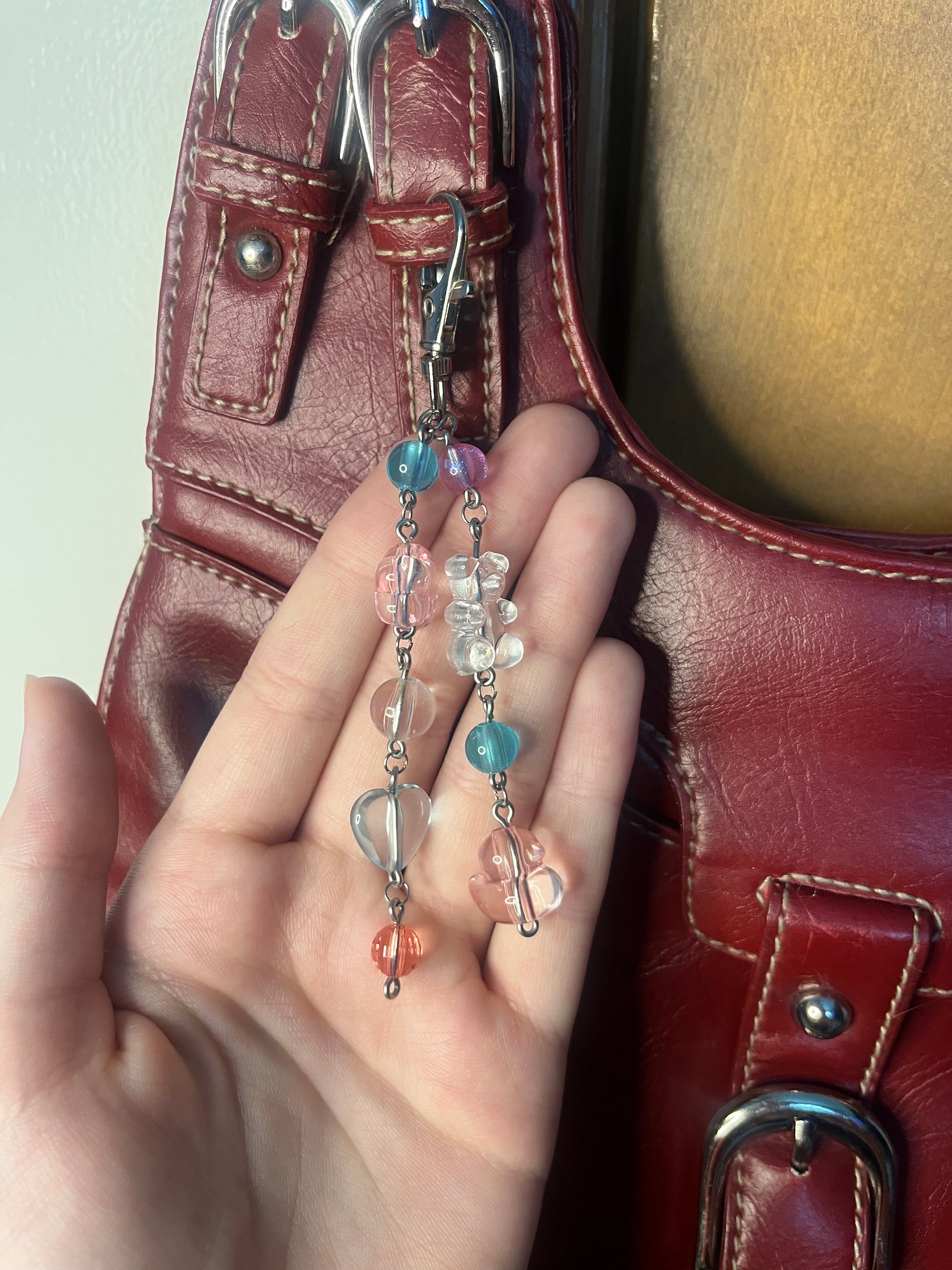 Blue & Pink Classic Bag Charm product image (3)