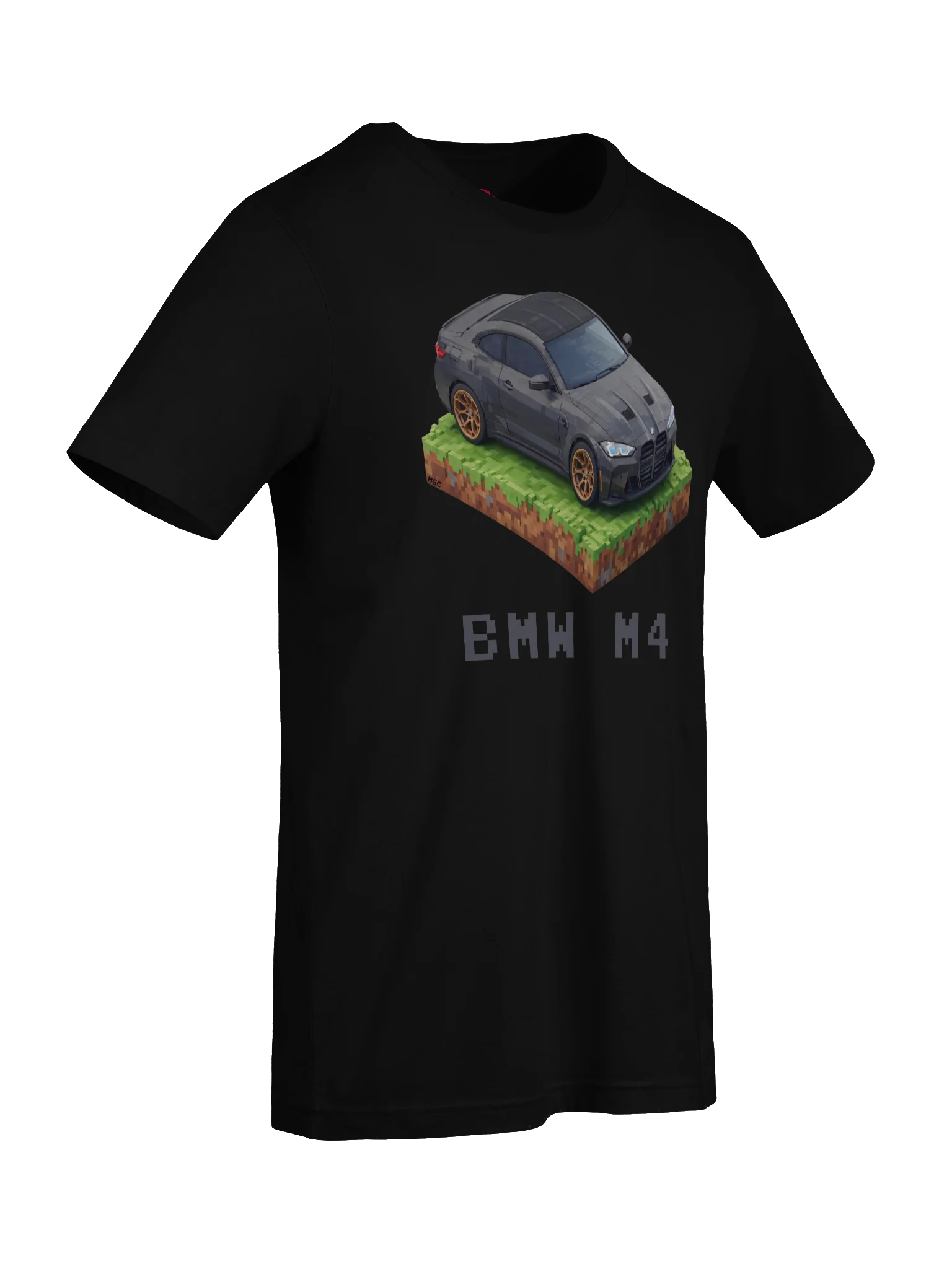 Black BMW M4 Shirt (Pixel, Retro, Minecraft) product image (75)