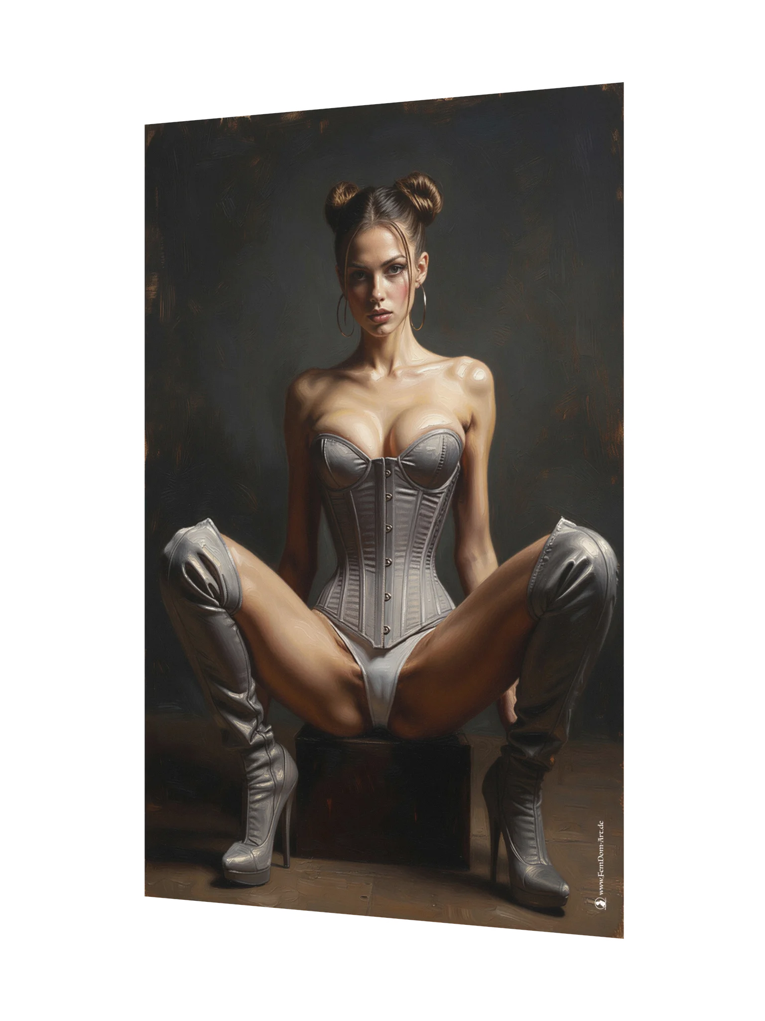 Femdom Poster - Souveräne Verführung – Moderne Fetischkunst product image (4)