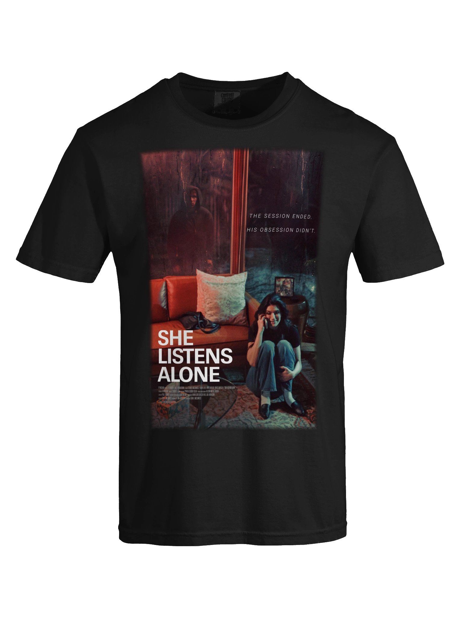 She Listens Alone – Official Movie Poster T-Shirt product image (5)