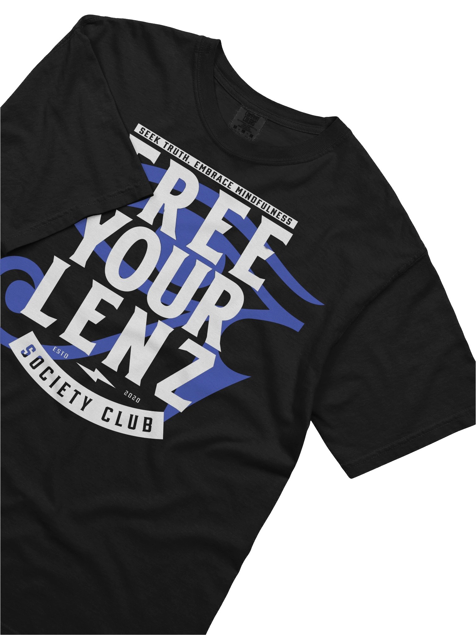 FreeYourLenz Society Tee (Blue) product image (2)