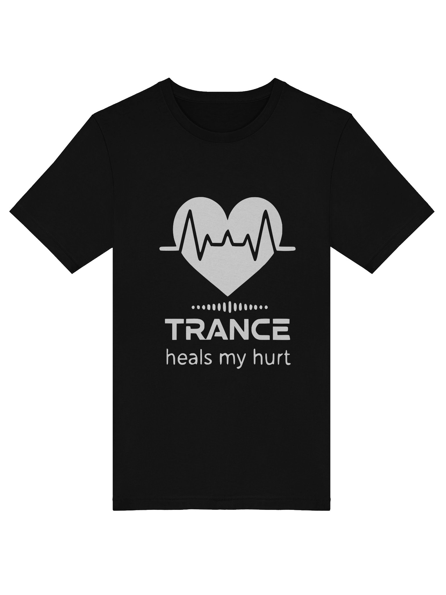 Trance heals my hurt color White Logo product image (13)