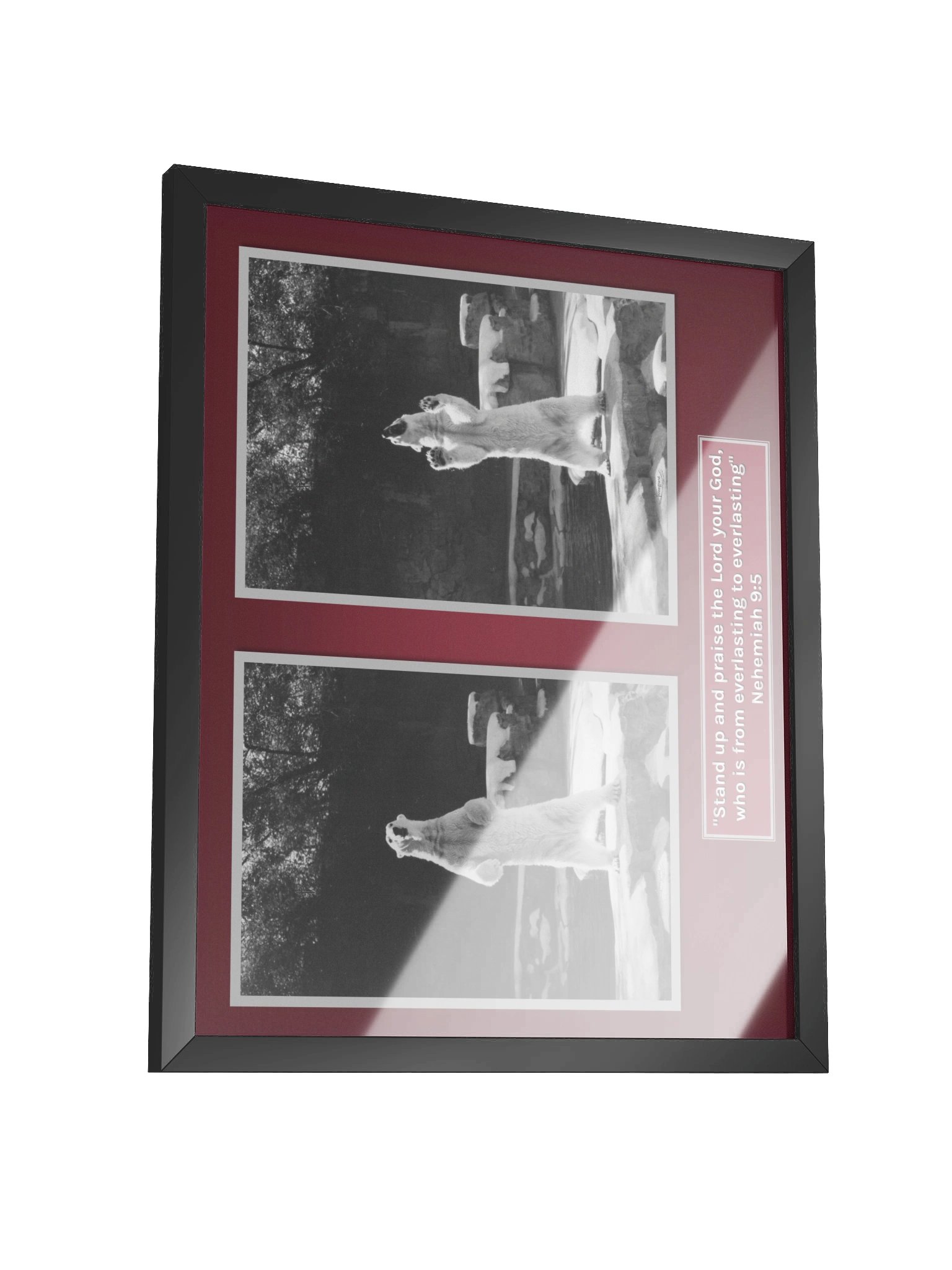 Vibrant Ayous Wood Framed Poster - Stand & Shout product image (4)