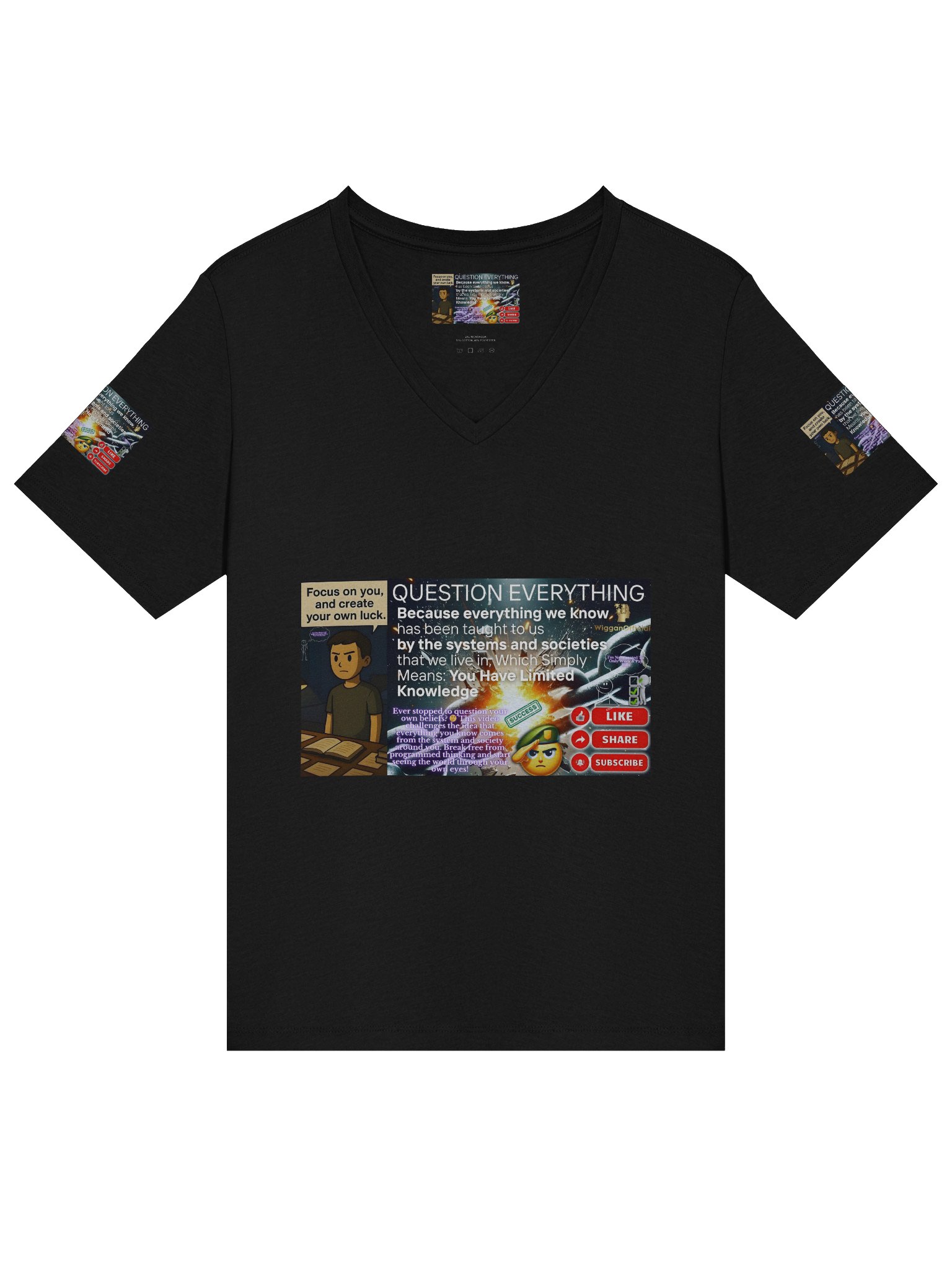 WigganOfficial Question Everything Women's Relaxed T-Shirt product image (3)