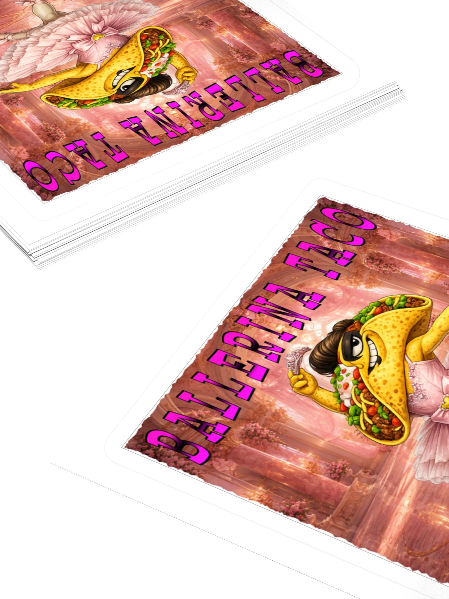 Ballerina Taco Kiss Cut Sticker product image (10)