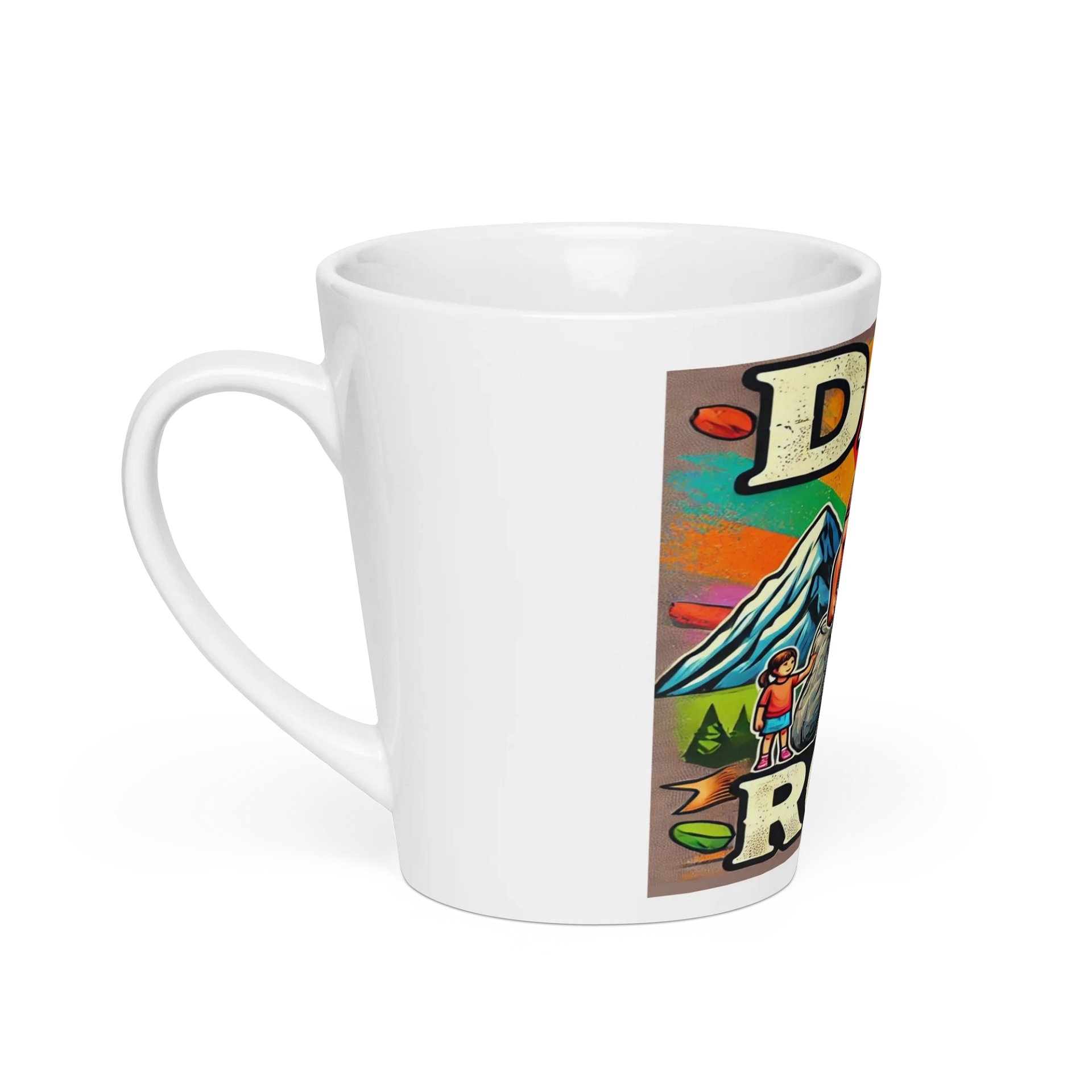DAD THE ROCK Latte Mug product image (1)