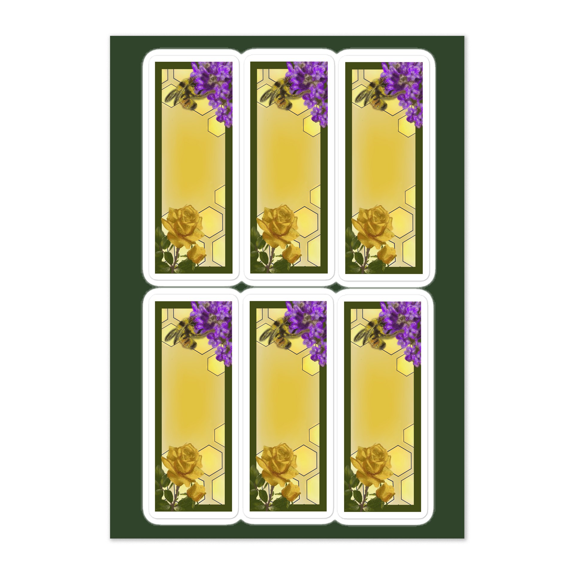 Heliotrope Honeycomb Sticker Sheet product image (1)
