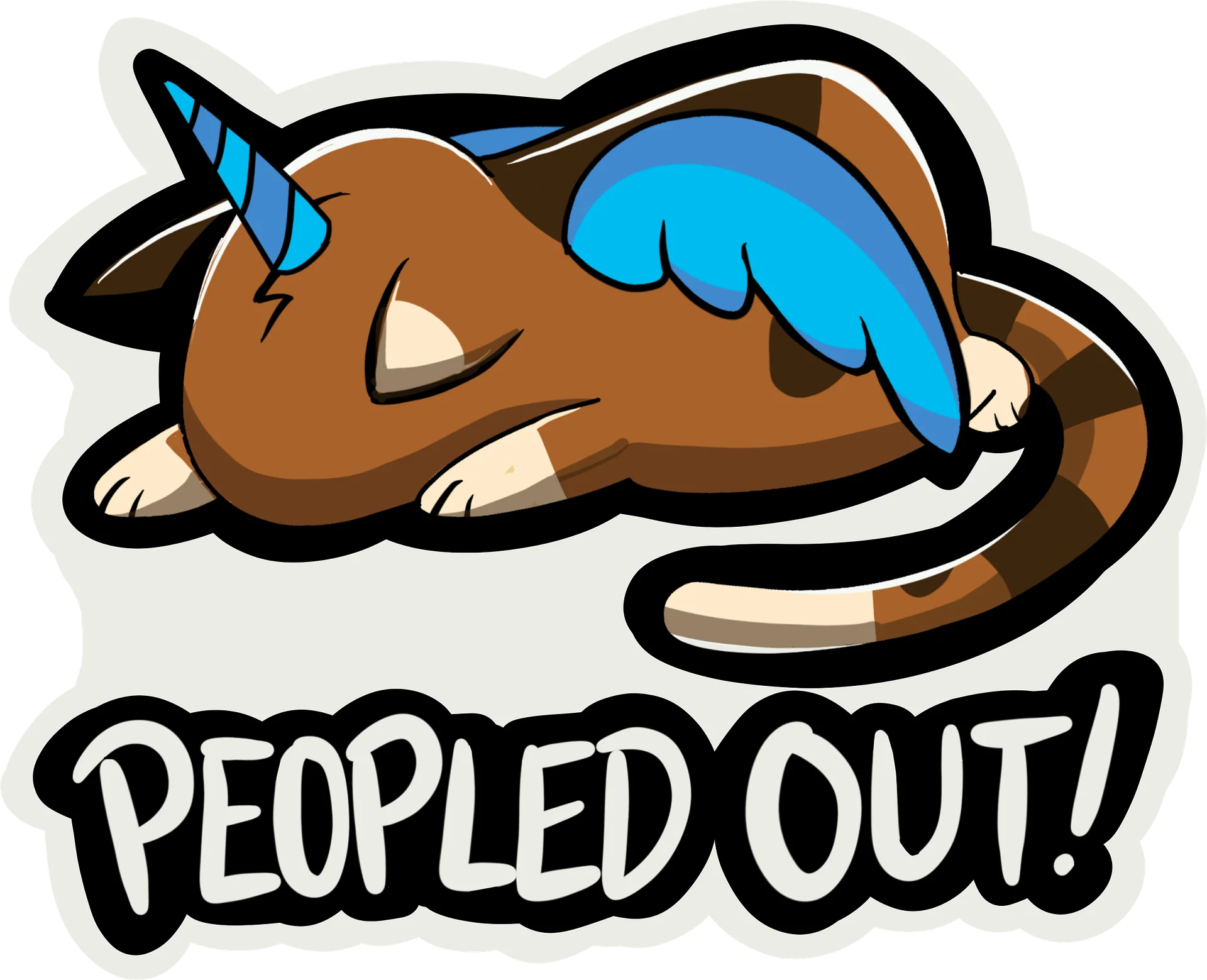 Peopled Out Magnet product image (1)