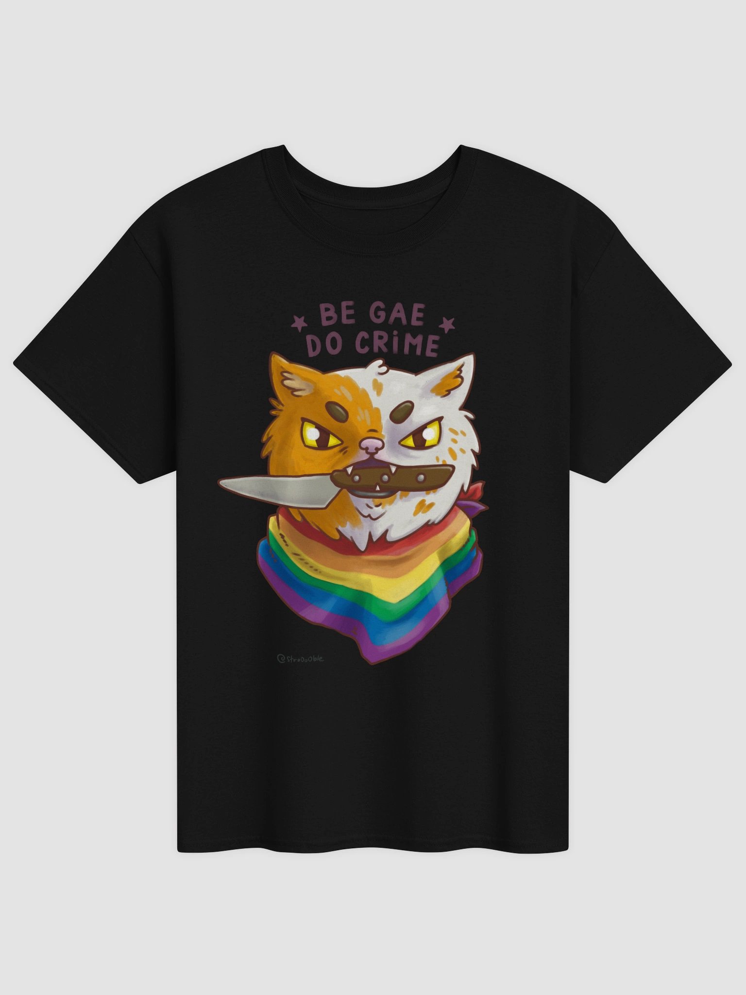 t-shirt : be gae do crime product image (1)