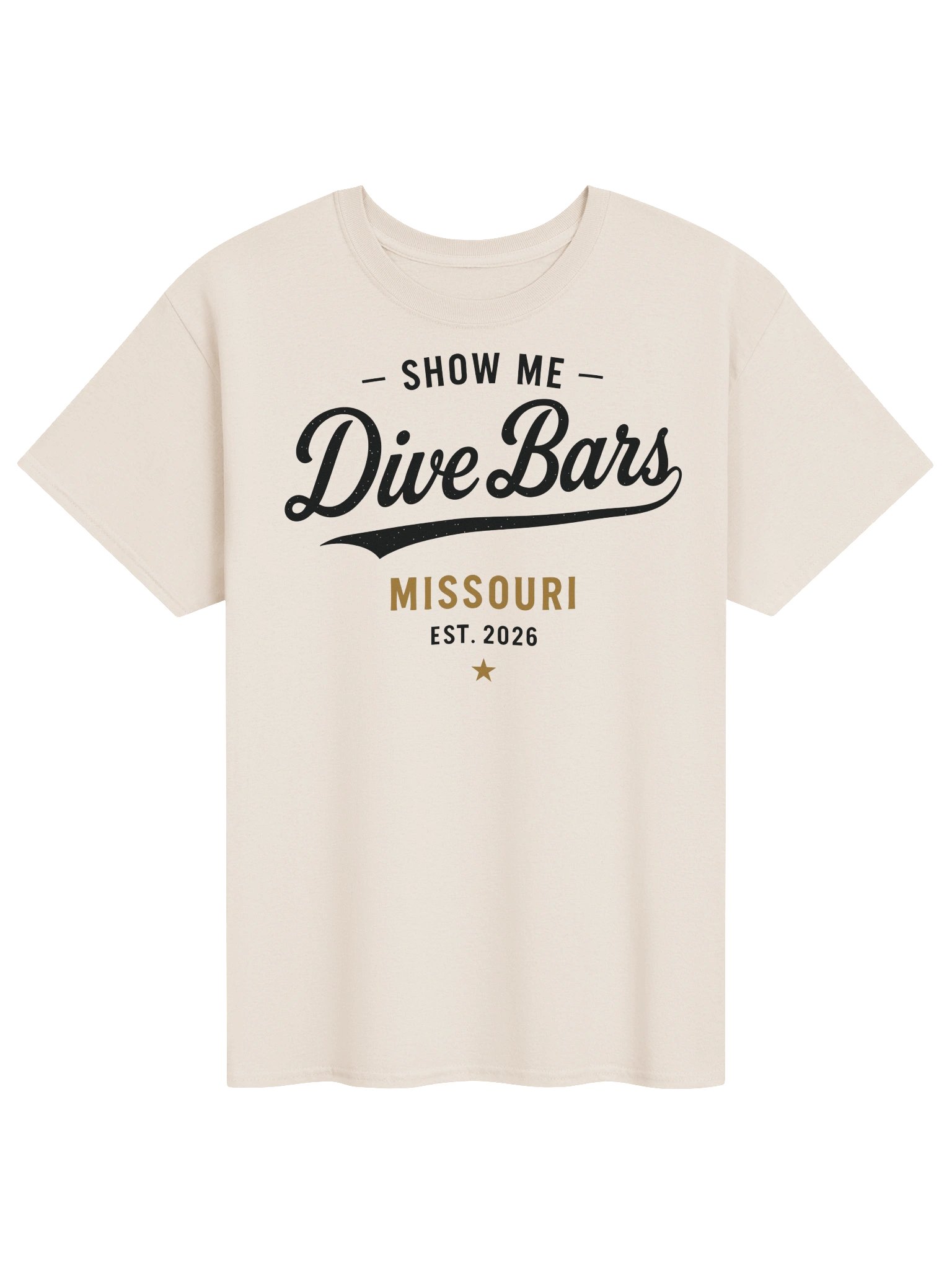 Missouri Script Tee - Cream product image (1)