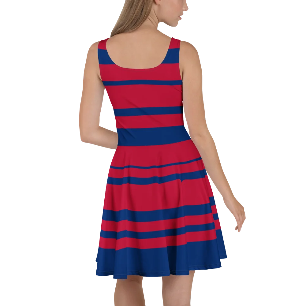 Blue & Red Stripe All-Over Dress product image (3)