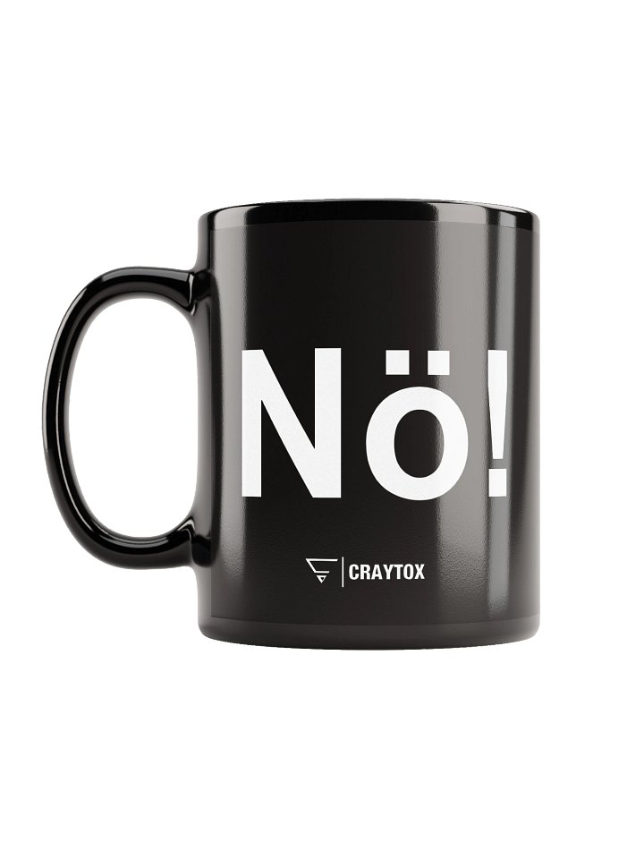 Nö! - Tasse (schwarz) product image (1)