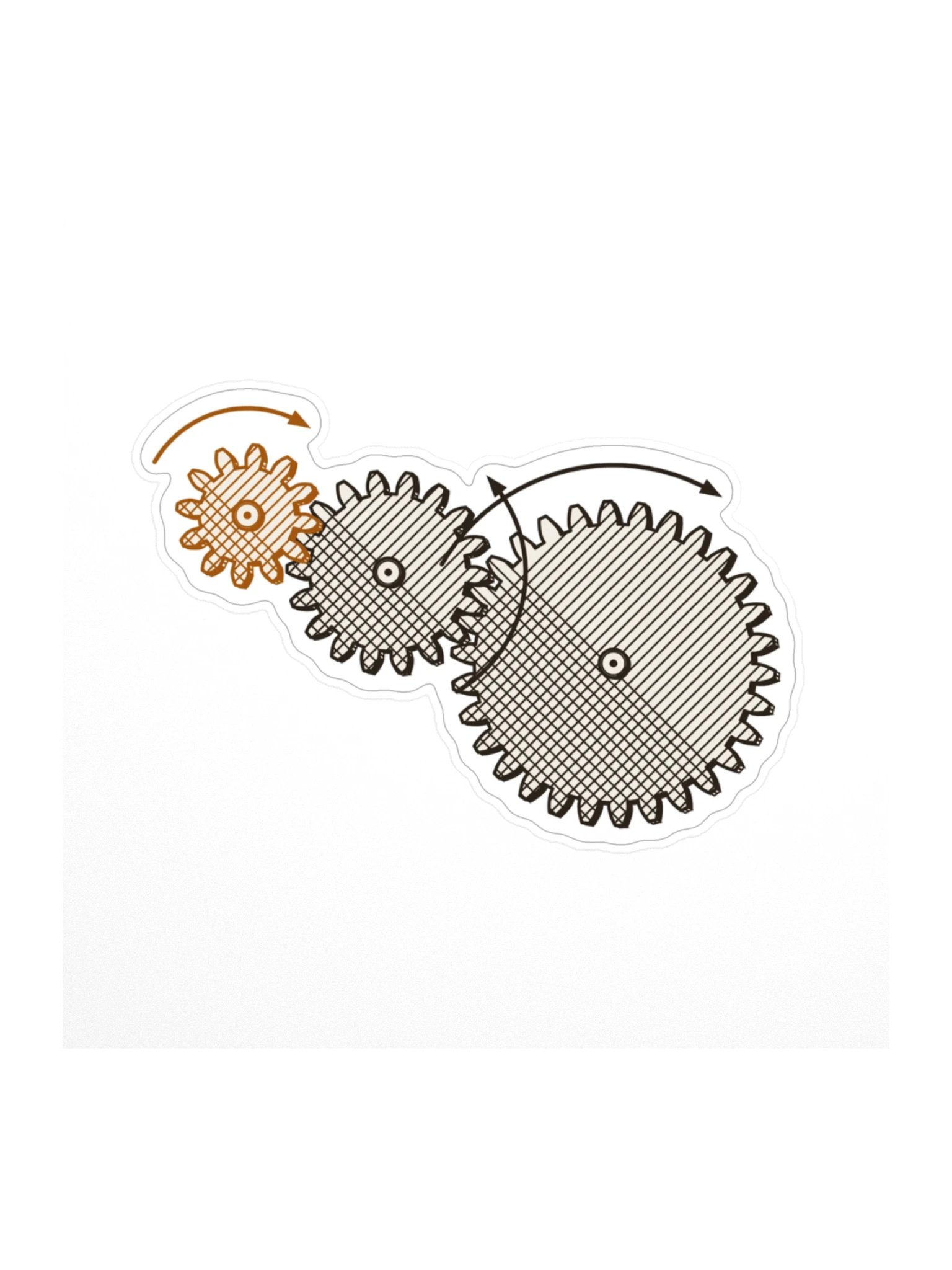 Gear train sticker · MOTION 03 product image (1)