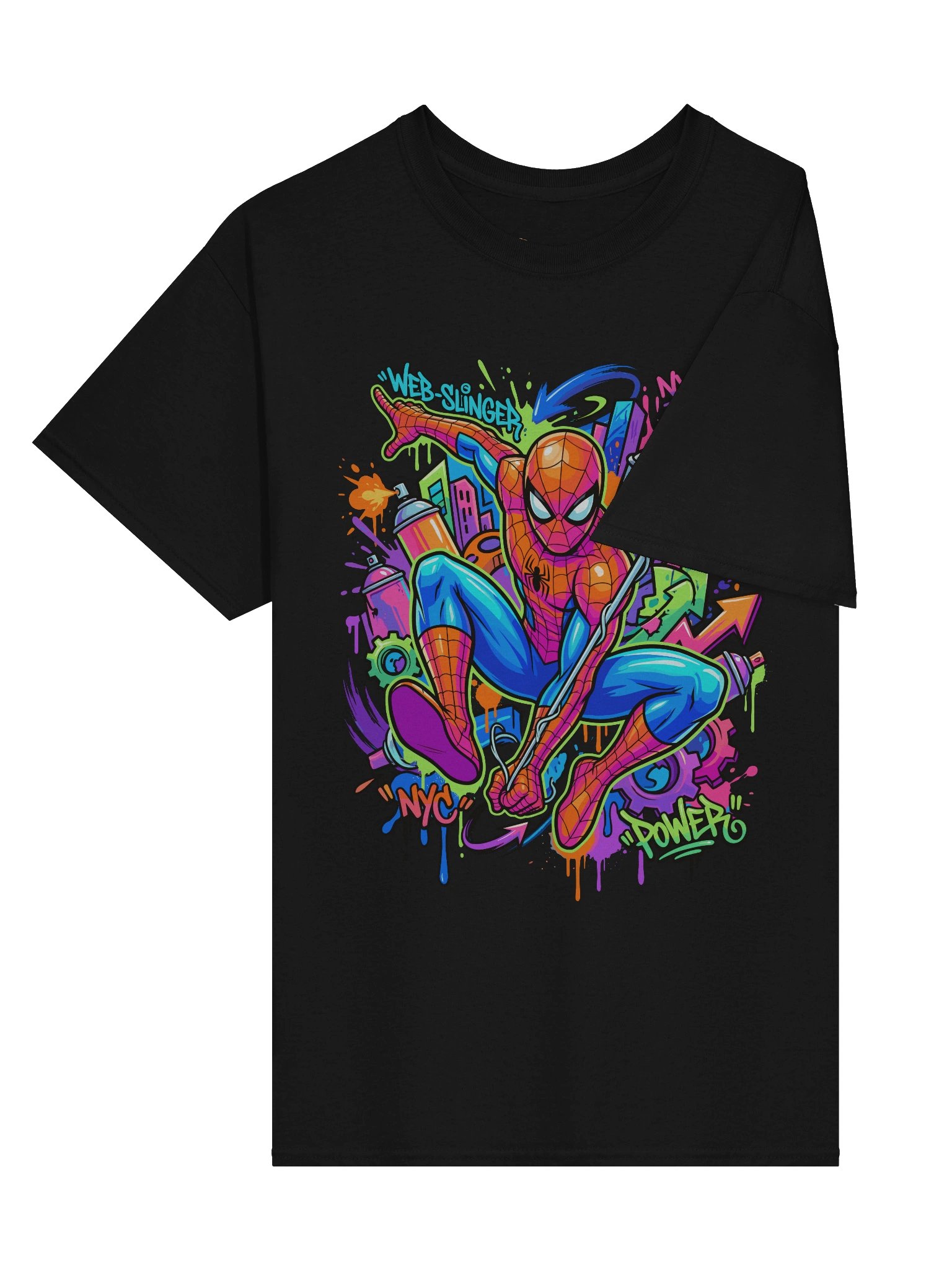 Spiderman graffiti t-shirt product image (19)