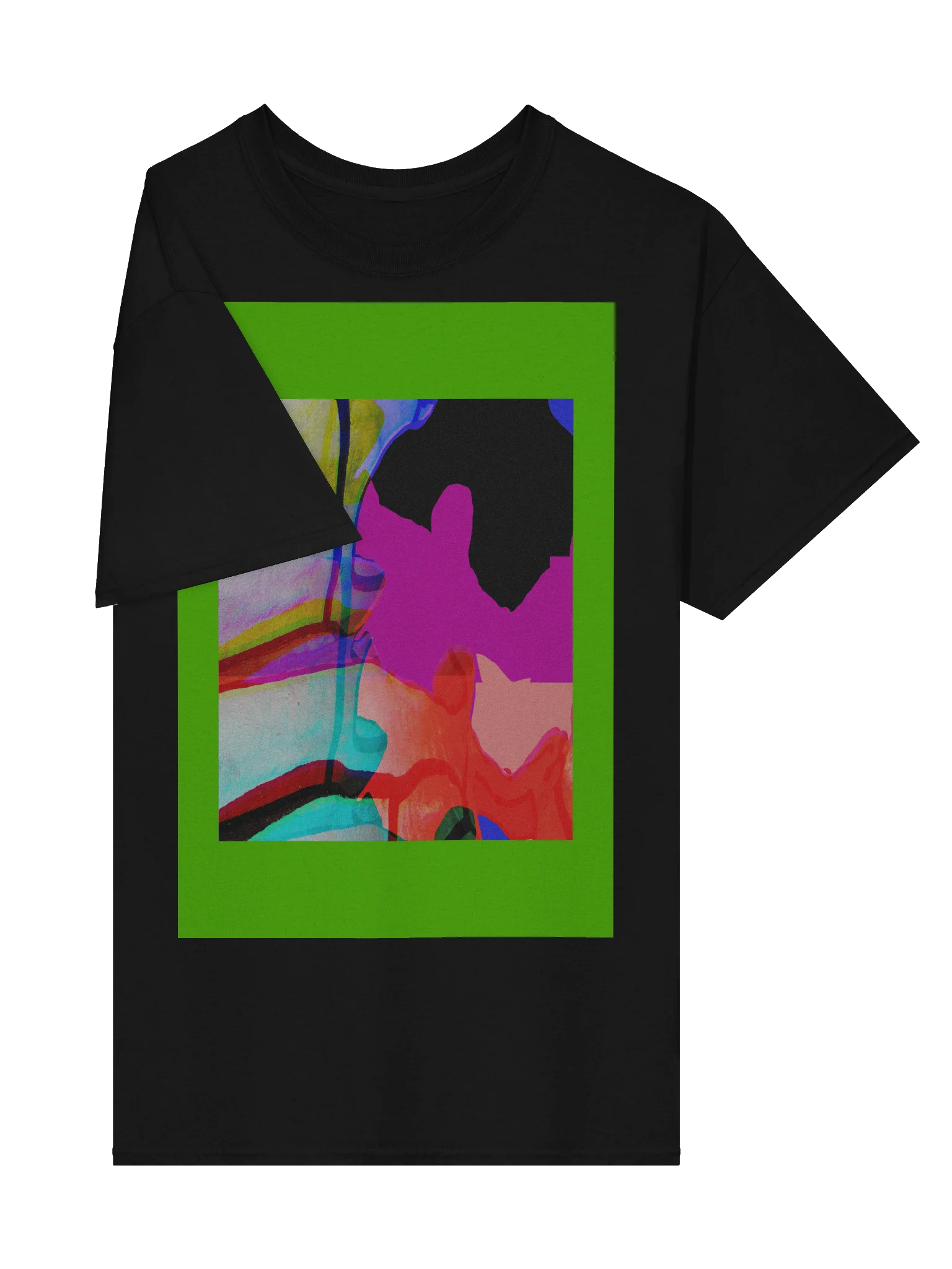 Vibrant Abstract Fusion T-Shirt product image (4)