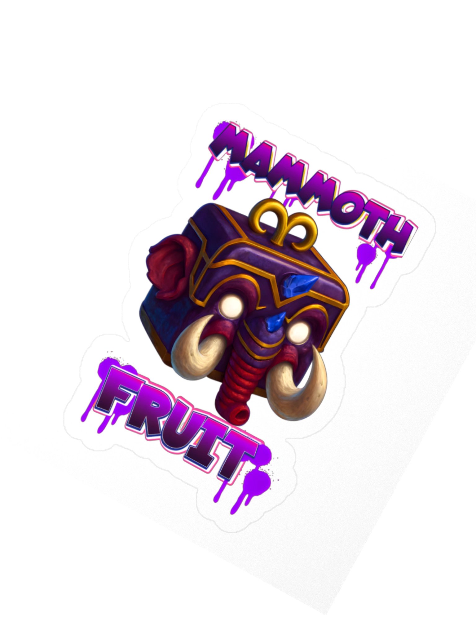 Mammoth Fruit Sticker 3x3" Blox Fruits Gamer Gift For Kids product image (2)