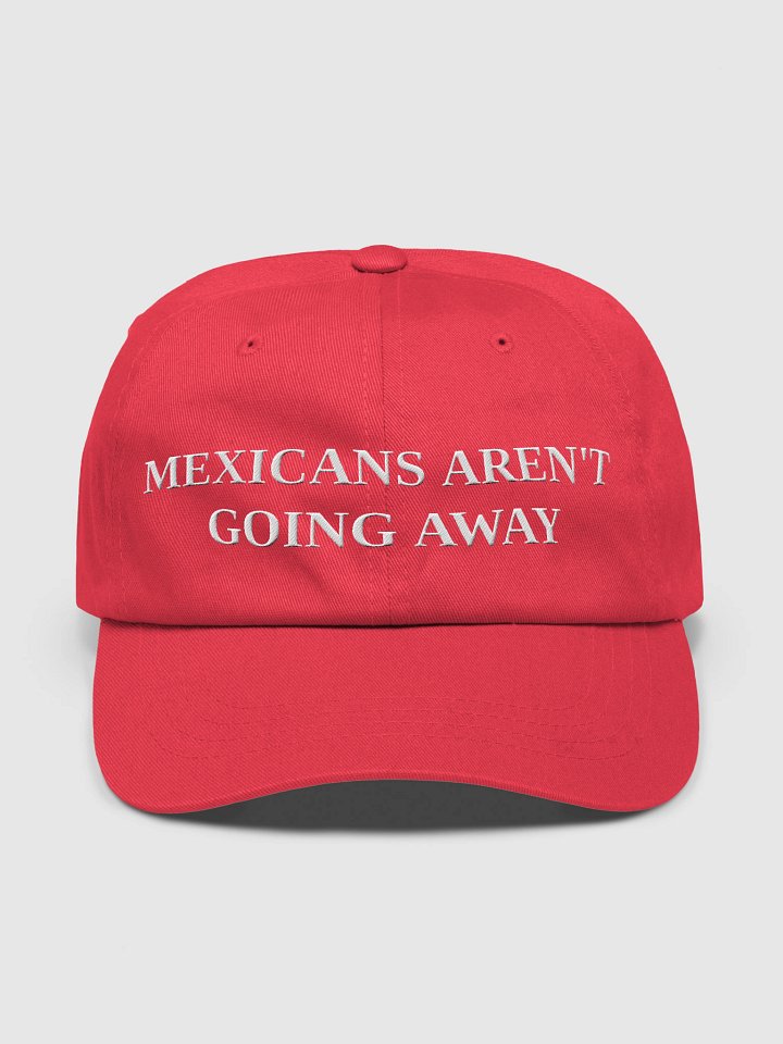 Mexicans Aren't Going Away Hat - Available Only In Red product image (1)
