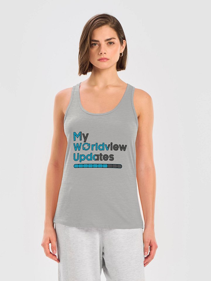 My Worldview Updates - Women’s Racerback Tank Top product image (13)