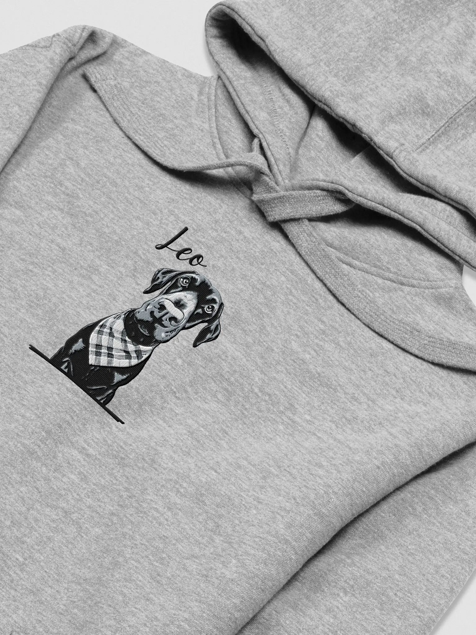 DOBERMANNLEO💙 / EMBROIDERED HOODIE product image (5)