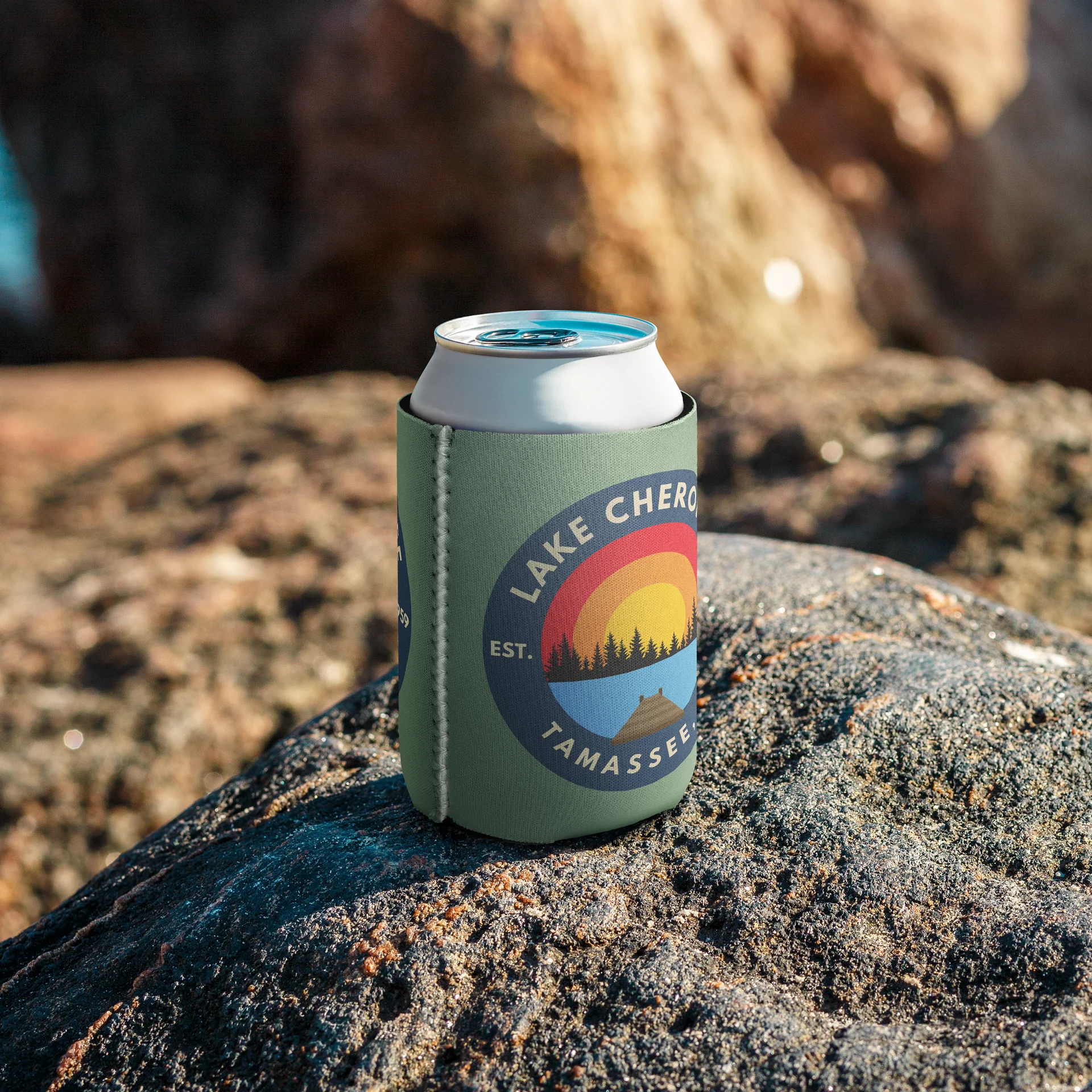 Lake Cherokee Sunset Koozie product image (8)
