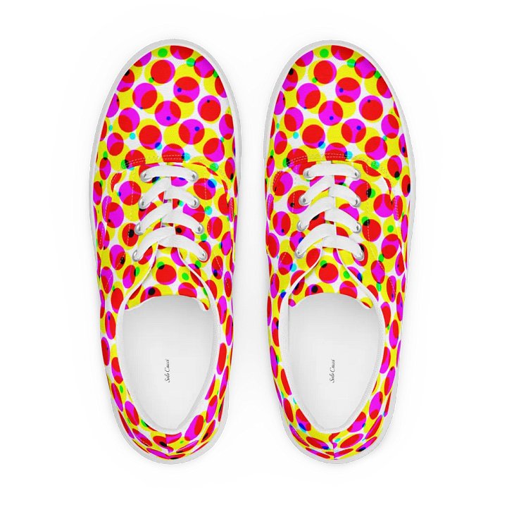 Polka Dot Lace-Up Shoes product image (1)