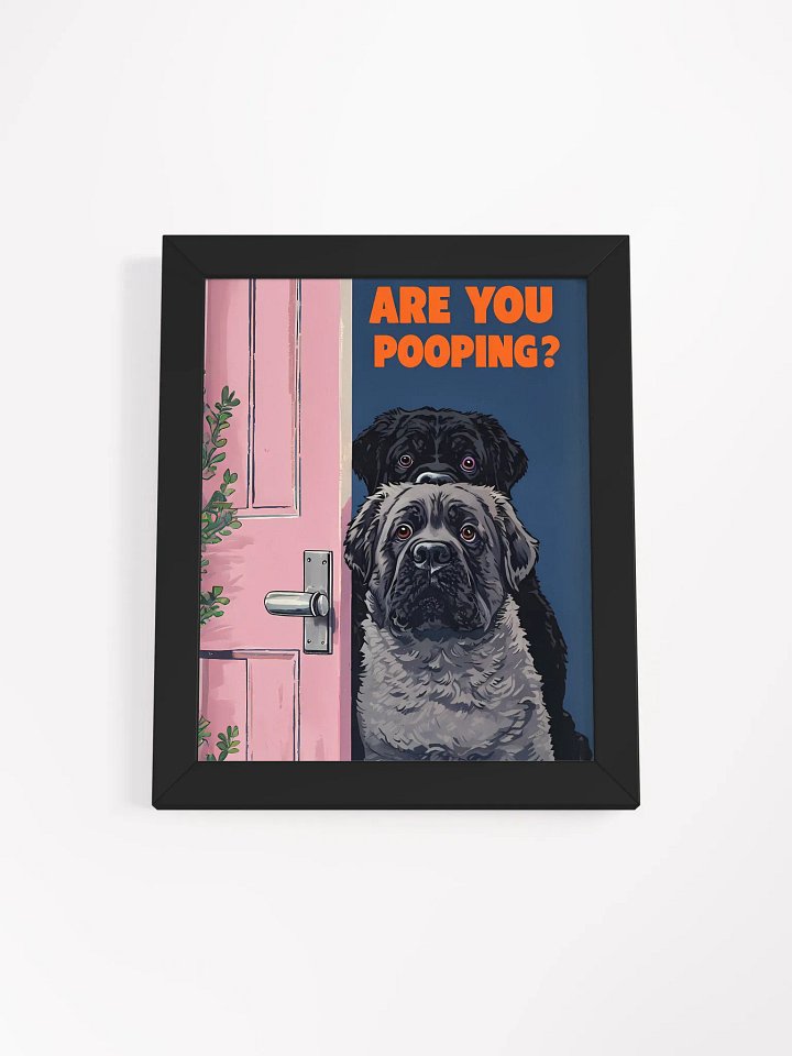Peekaboo Pooches Framed Poster product image (2)