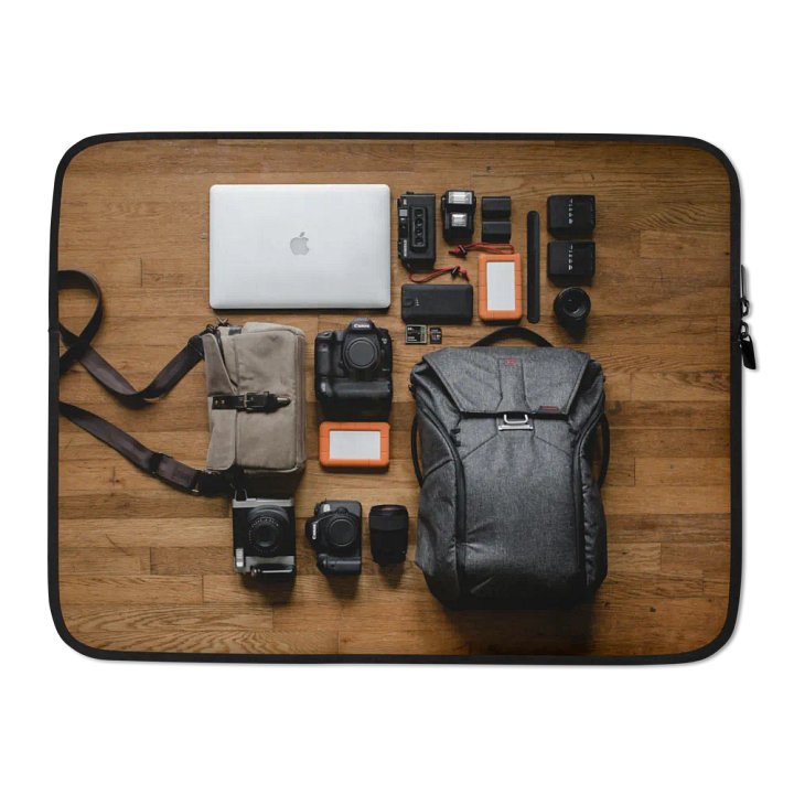 Neoprene Grid Laptop Sleeve product image (2)