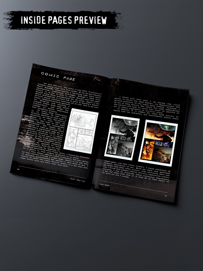NIGHT TERROR: Pilot Issue Comic (Matt Daio Variant Cover) product image (3)