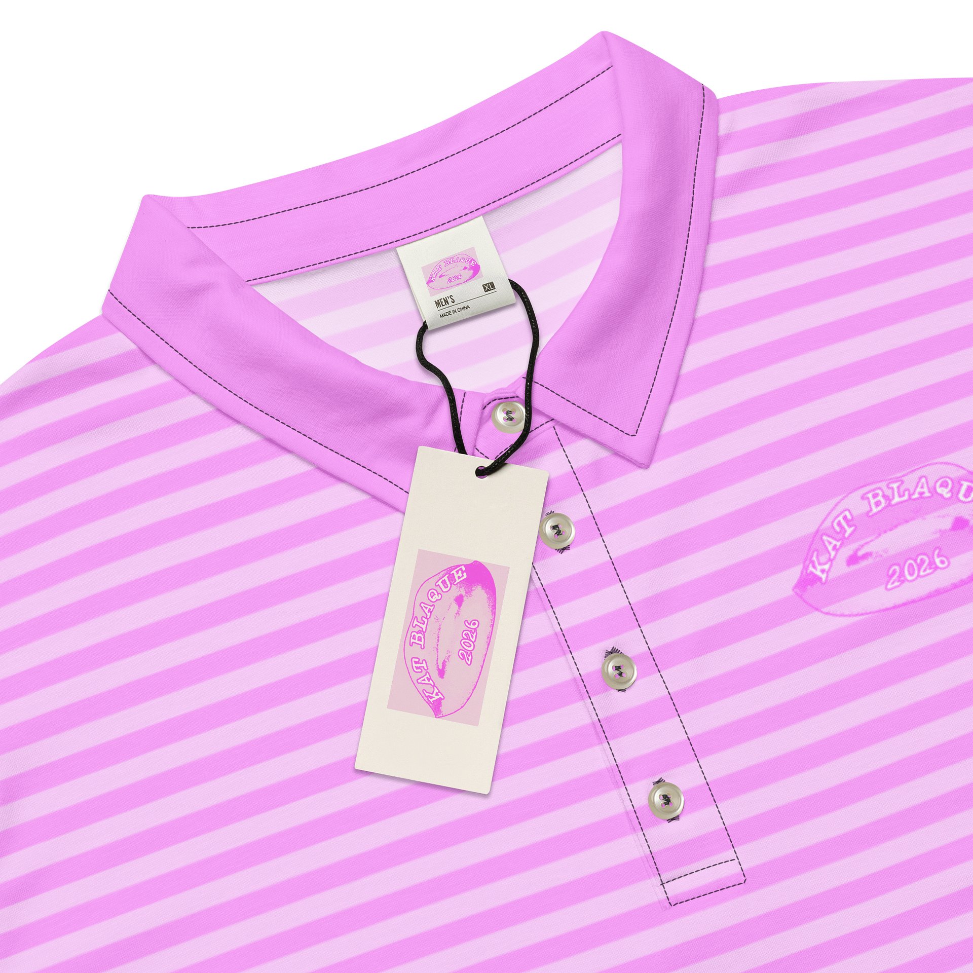Pink Stripped Polo product image (4)