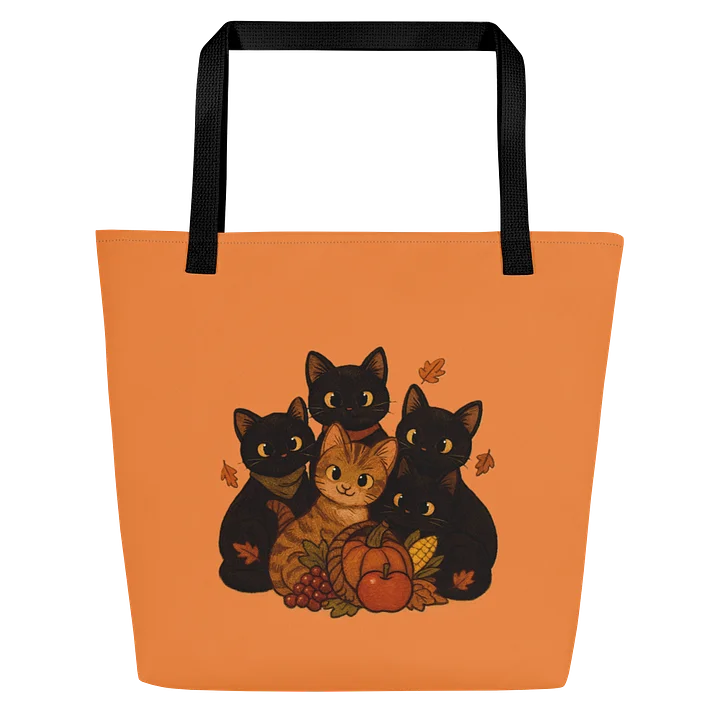 Cat Brigade Fall Tote Bag product image (1)