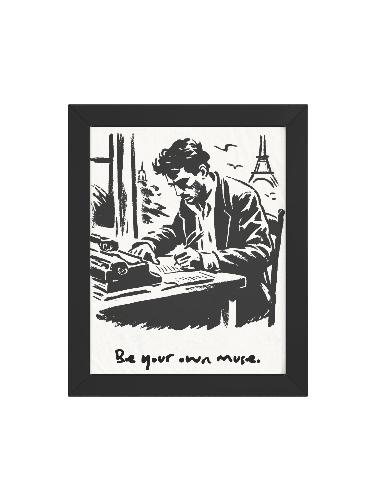 Be Your Own Muse Framed Paris Poster product image (22)