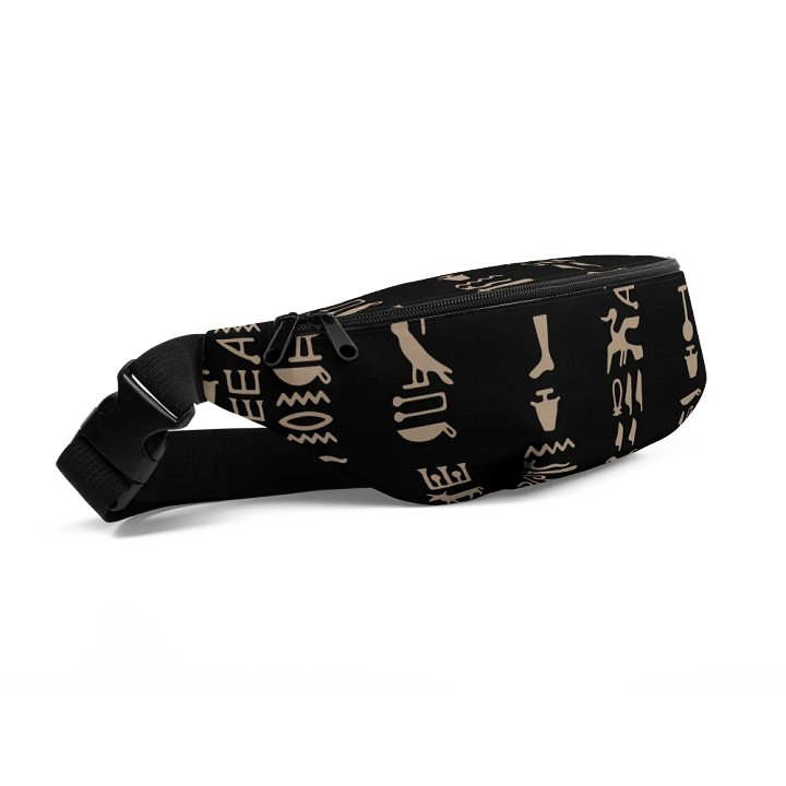 Isis Black Hieroglyphs Bag Fanny Pack product image (2)