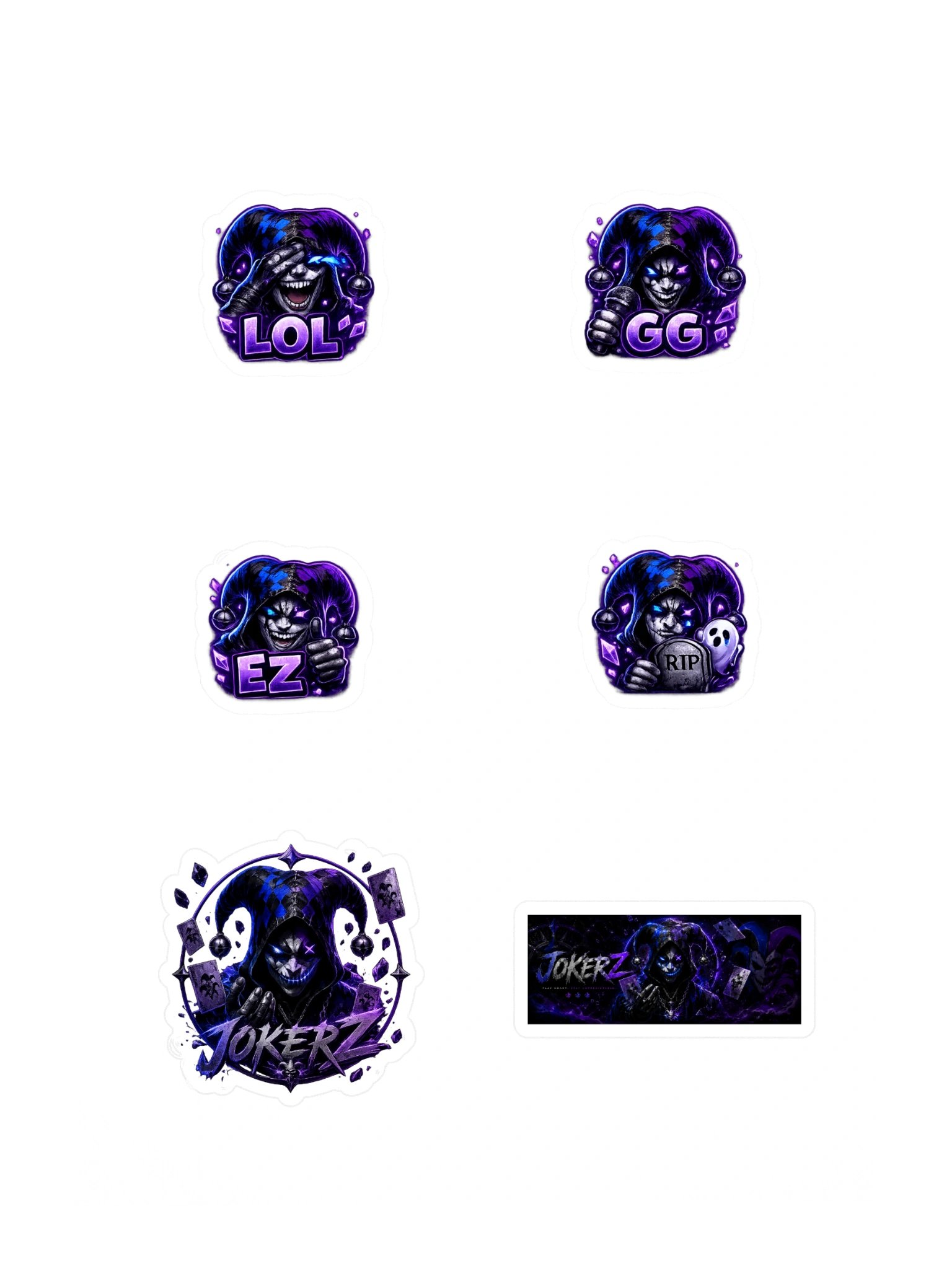 JokerZ Sticker Sheet product image (3)