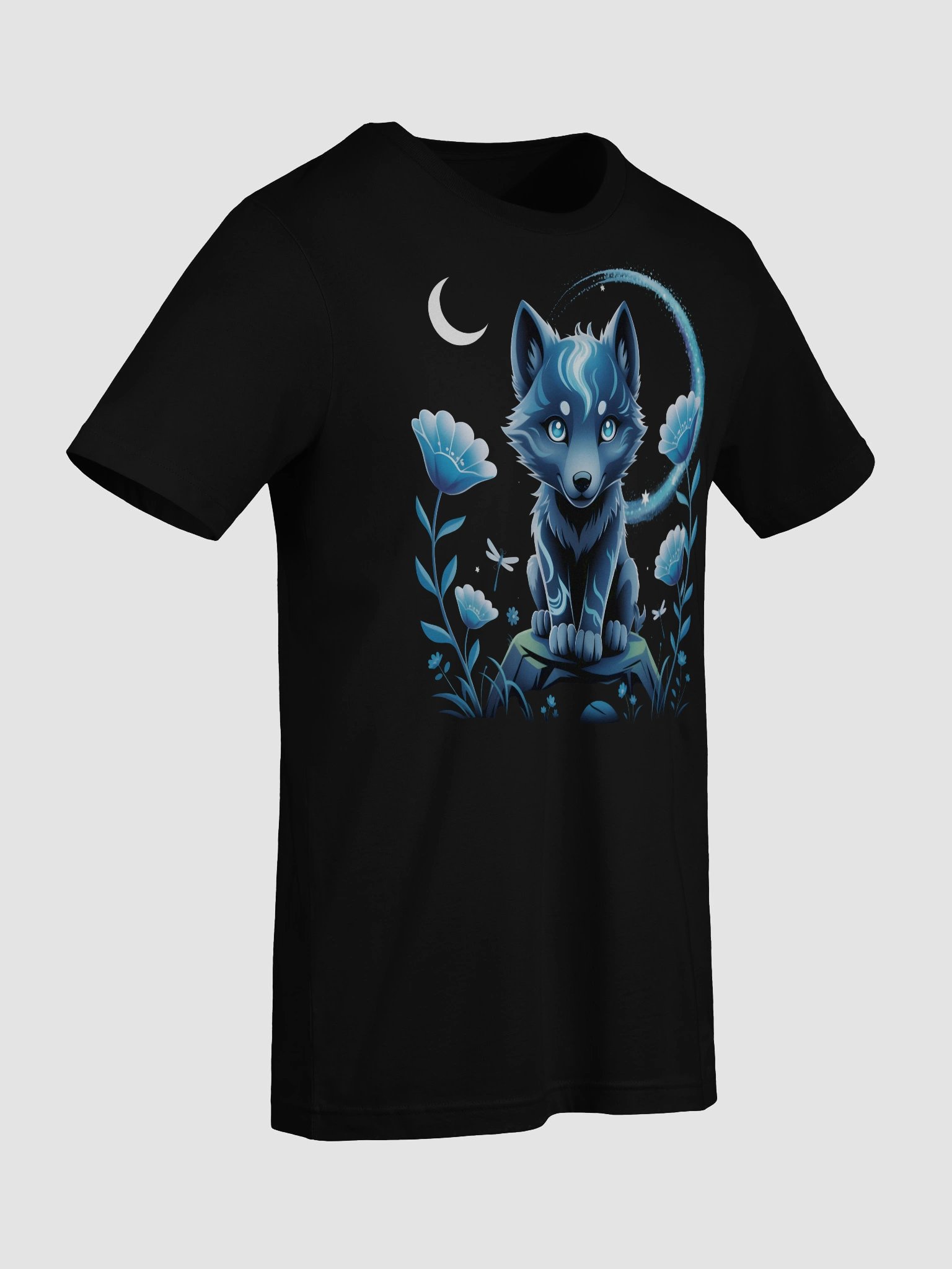 Mystical Wolf Galaxy T-Shirt product image (9)