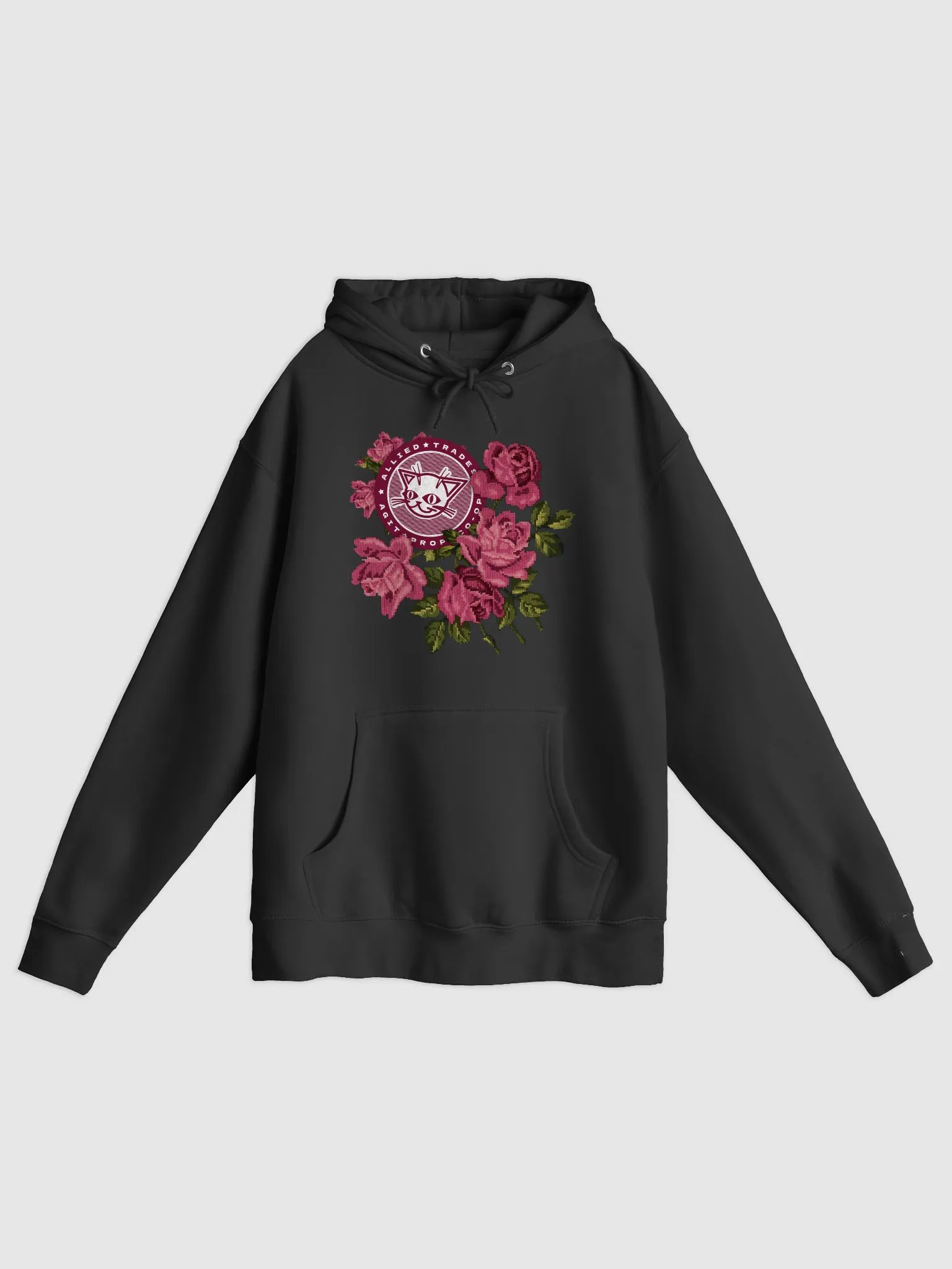Claws and Thorns Alli Cat Floral Hoodie product image (5)