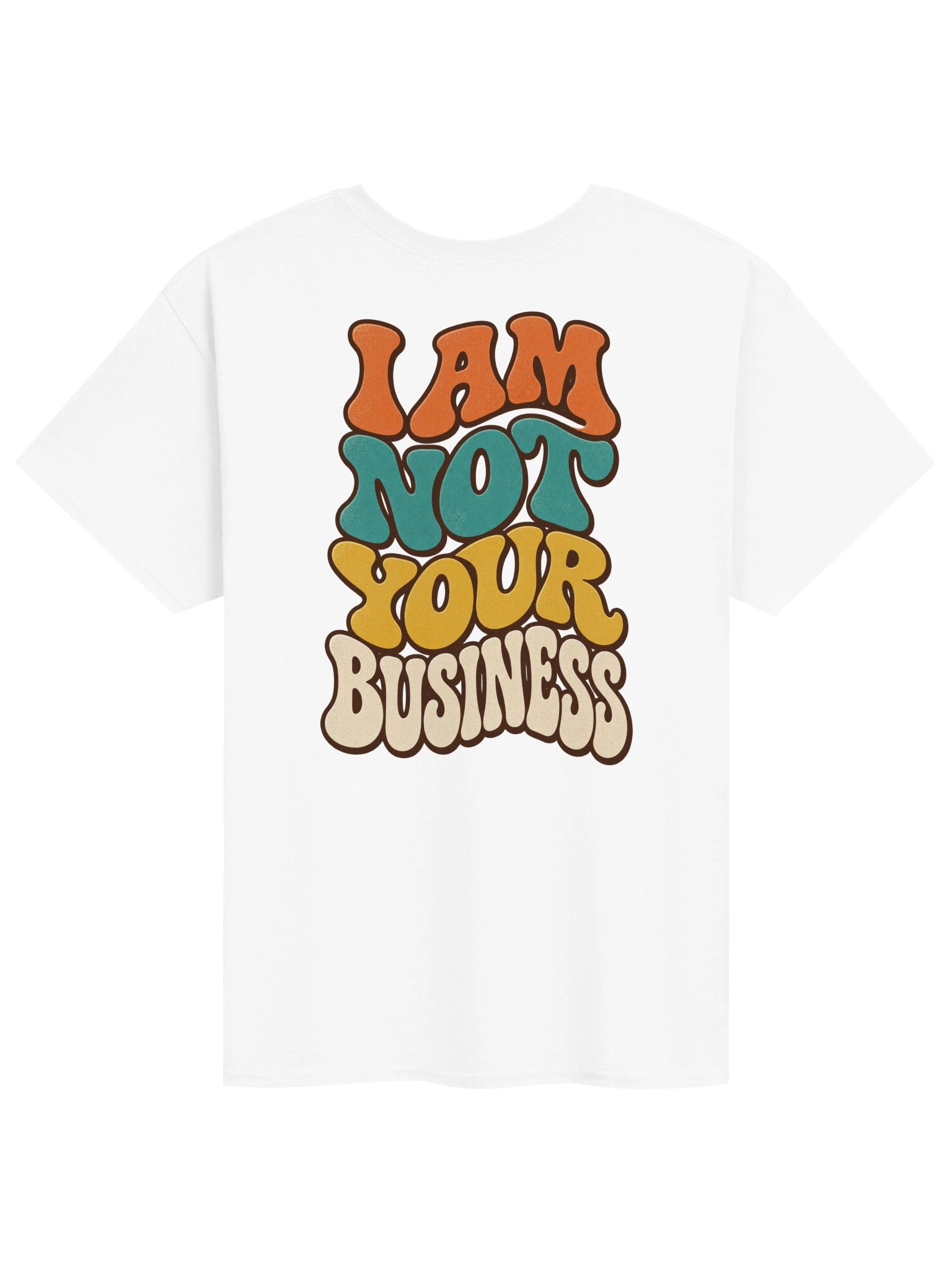 Wavy Retro I Am Not Your Business T-Shirt product image (2)