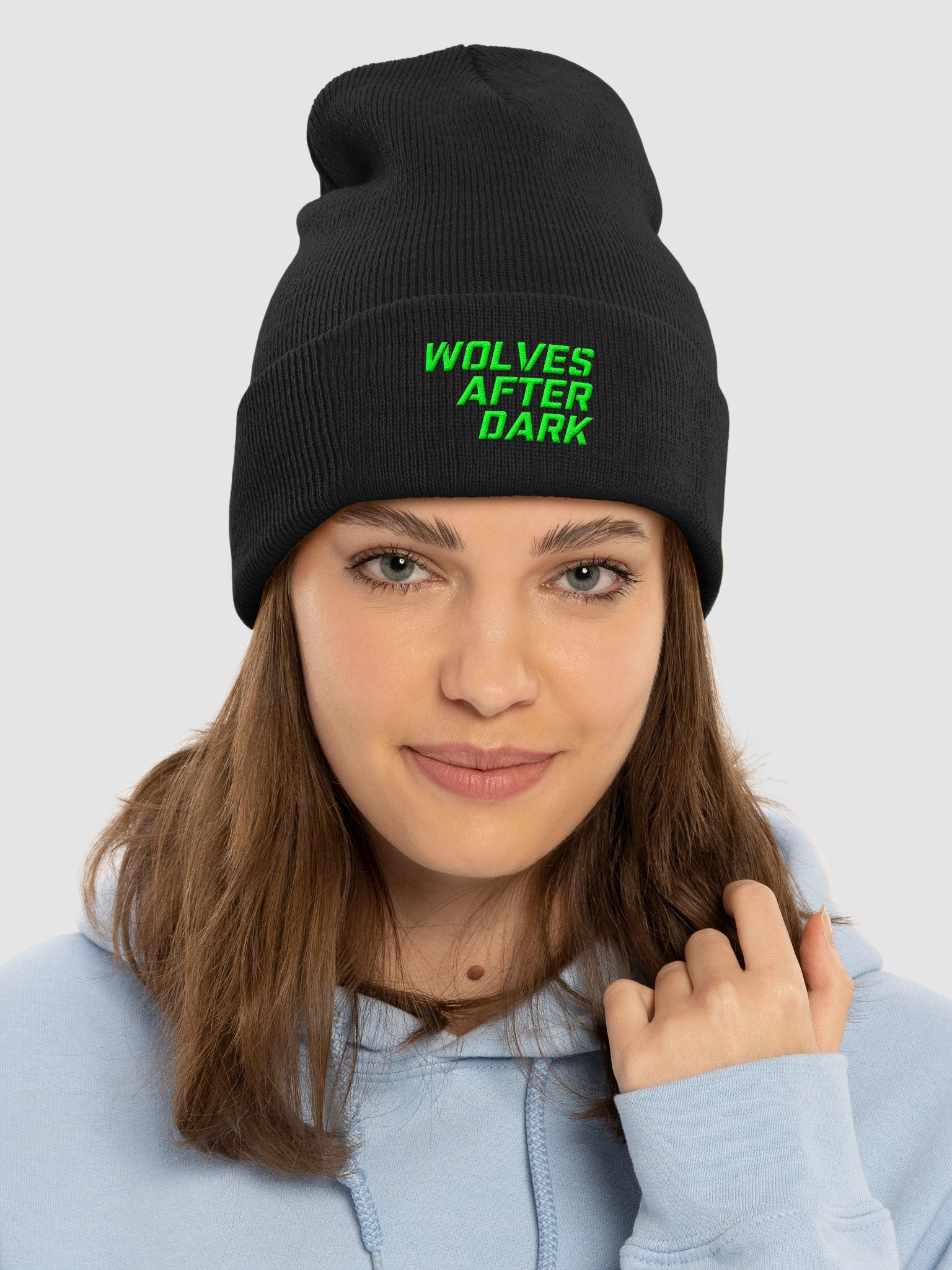 Wolves After Dark Winter Beanie product image (3)