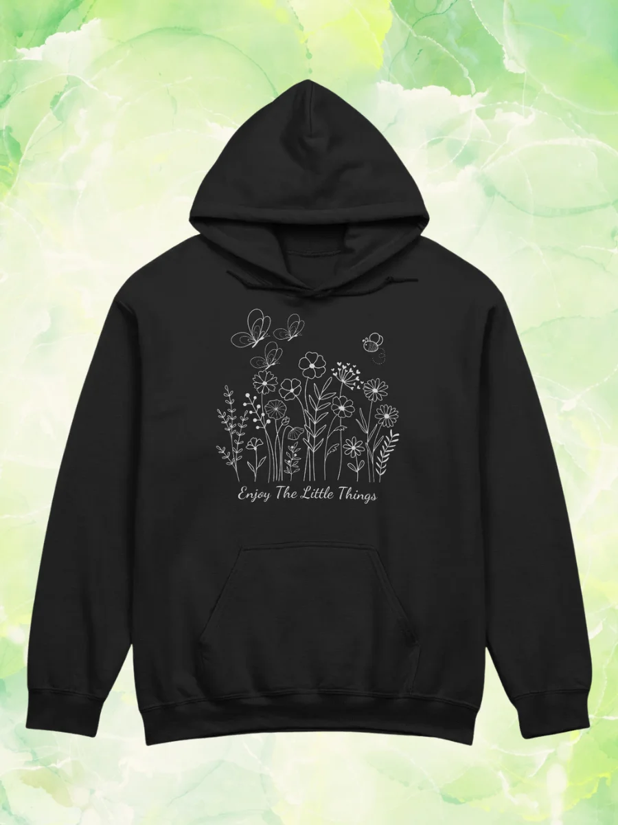 Enjoy The Little Things Floral Classic Hoodie product image (3)