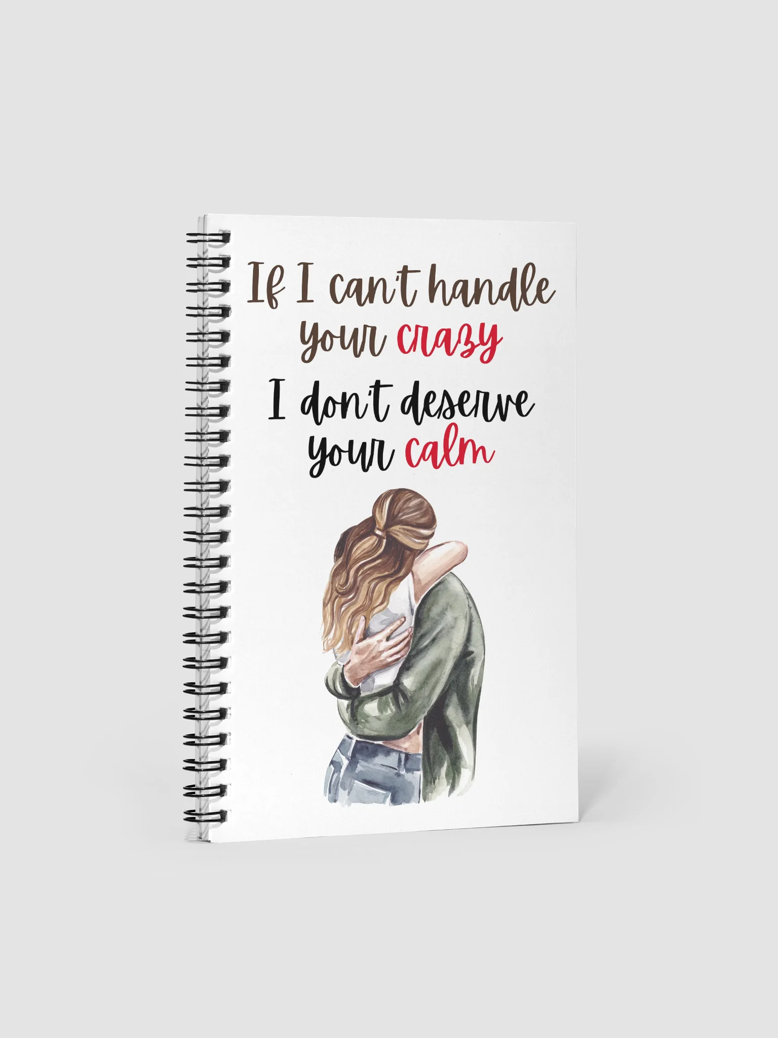 Crazy & Calm Spiral Notebook product image (1)