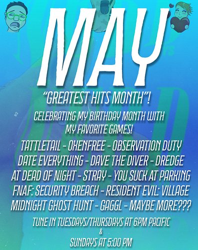 May is going to be a very fun month :)